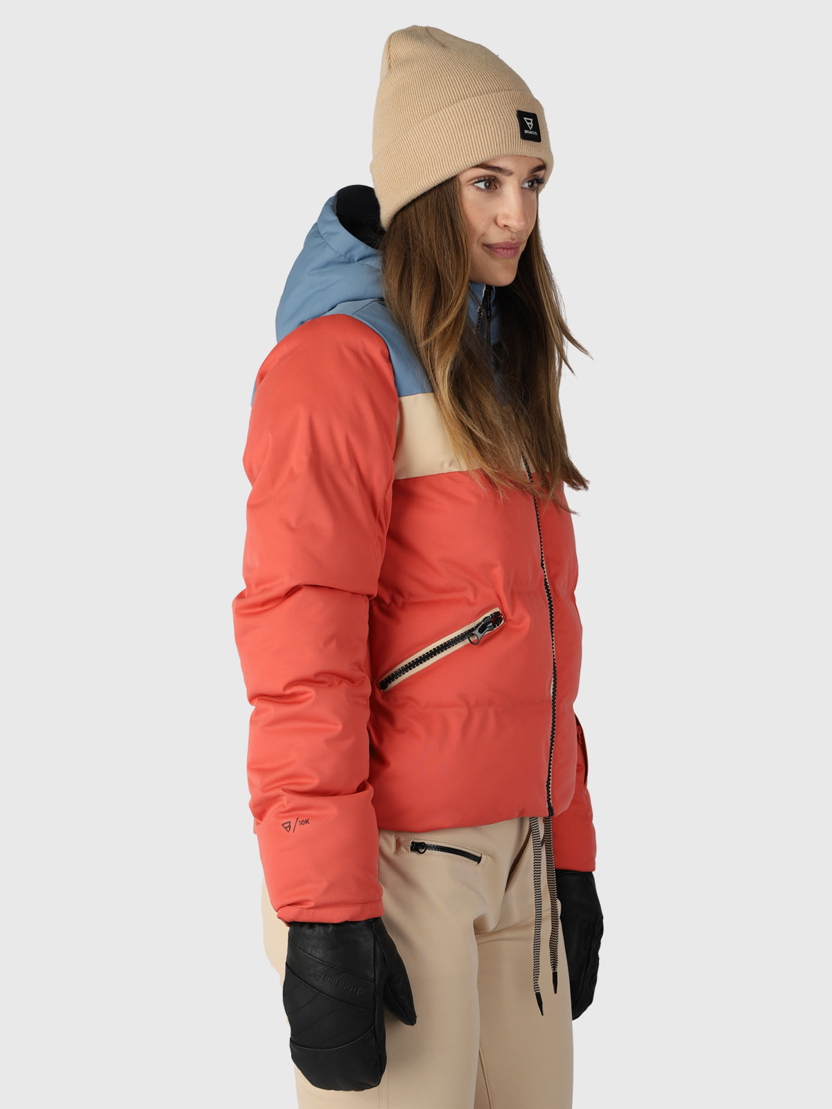 Niagona Women Puffer Snow Jacket | Red