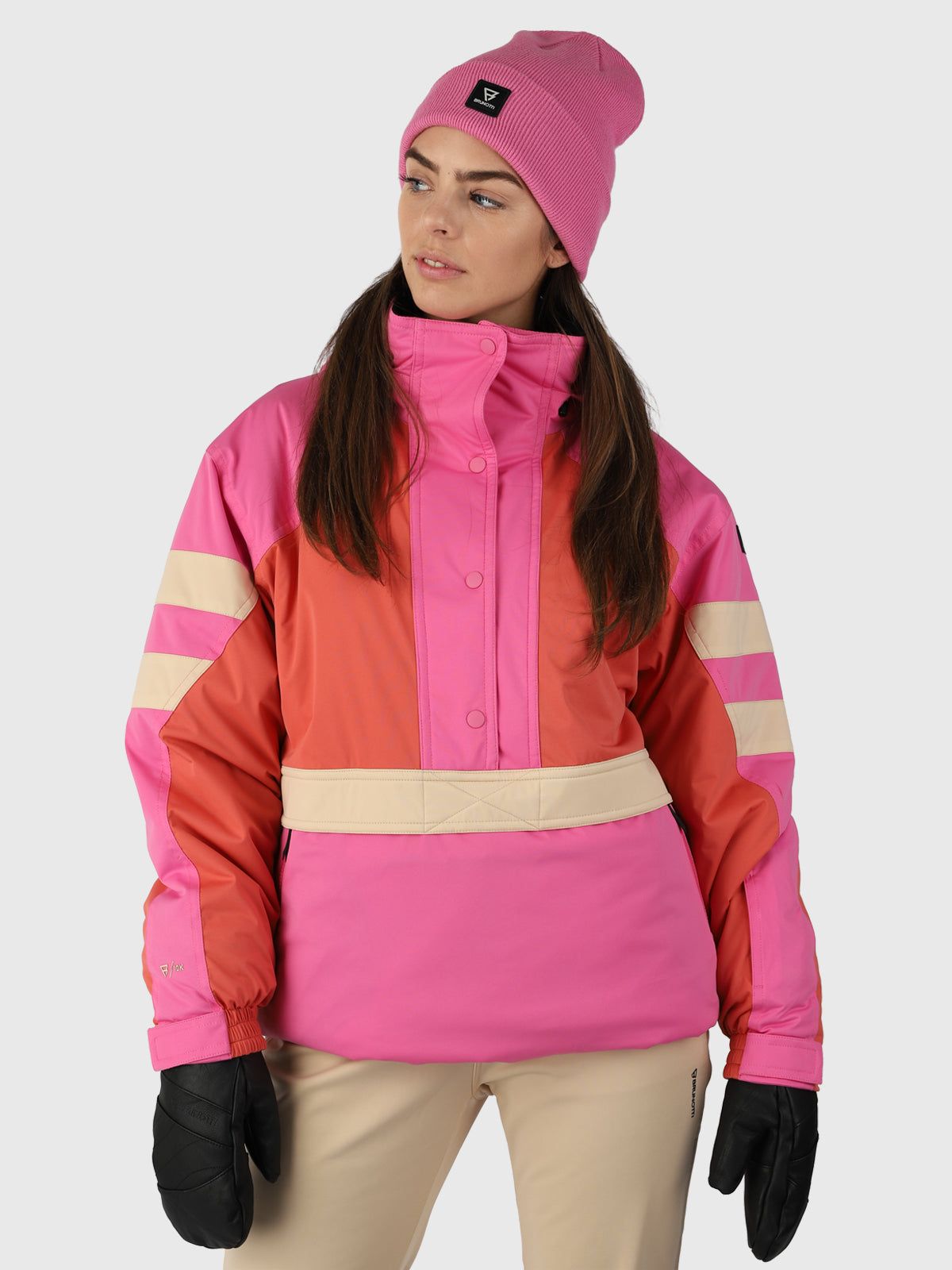 Saporo Women Snow Anorak Oversized | Pink