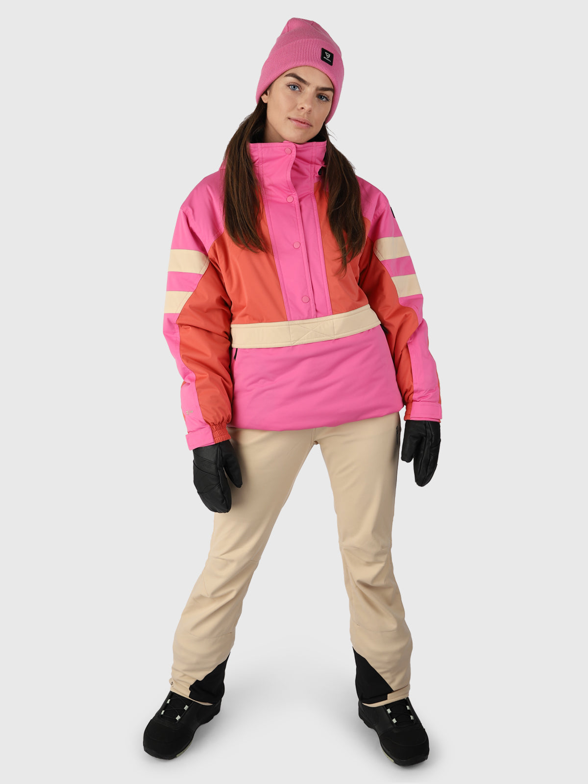 Saporo Women Snow Anorak Oversized | Pink