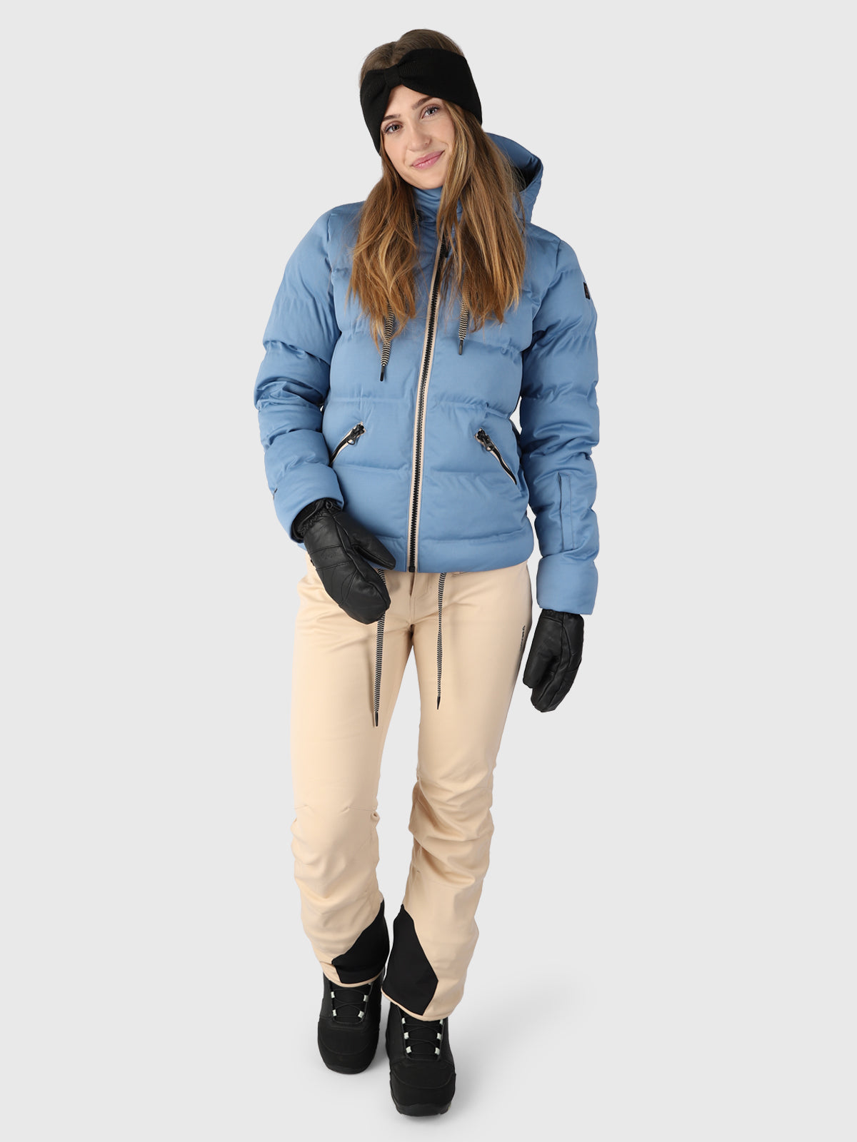 Irai Damen Puffer Skijacke | Blau