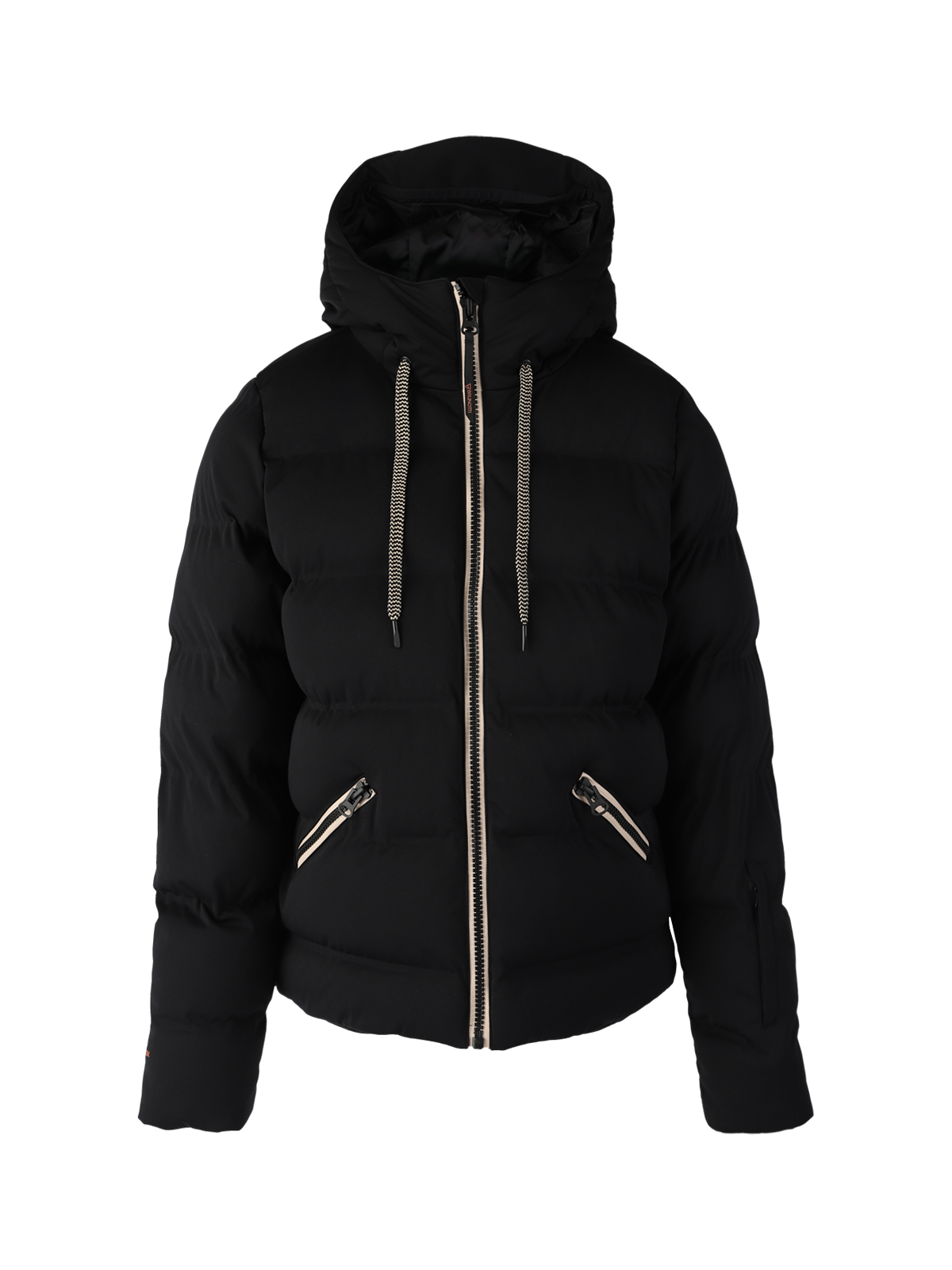 Irai Damen Puffer Skijacke | Schwarz