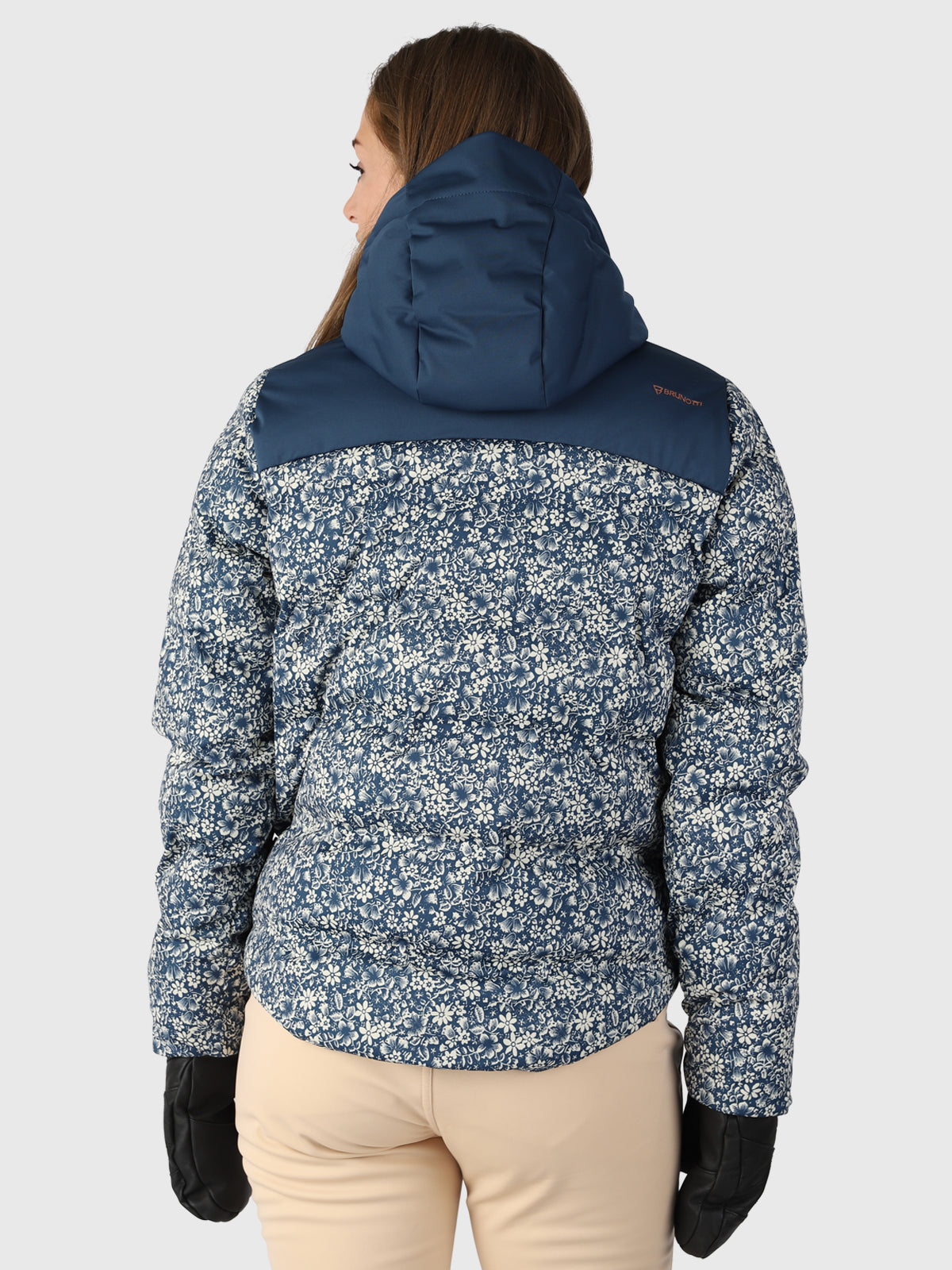 Minowa Damen Puffer Skijacke | Blau