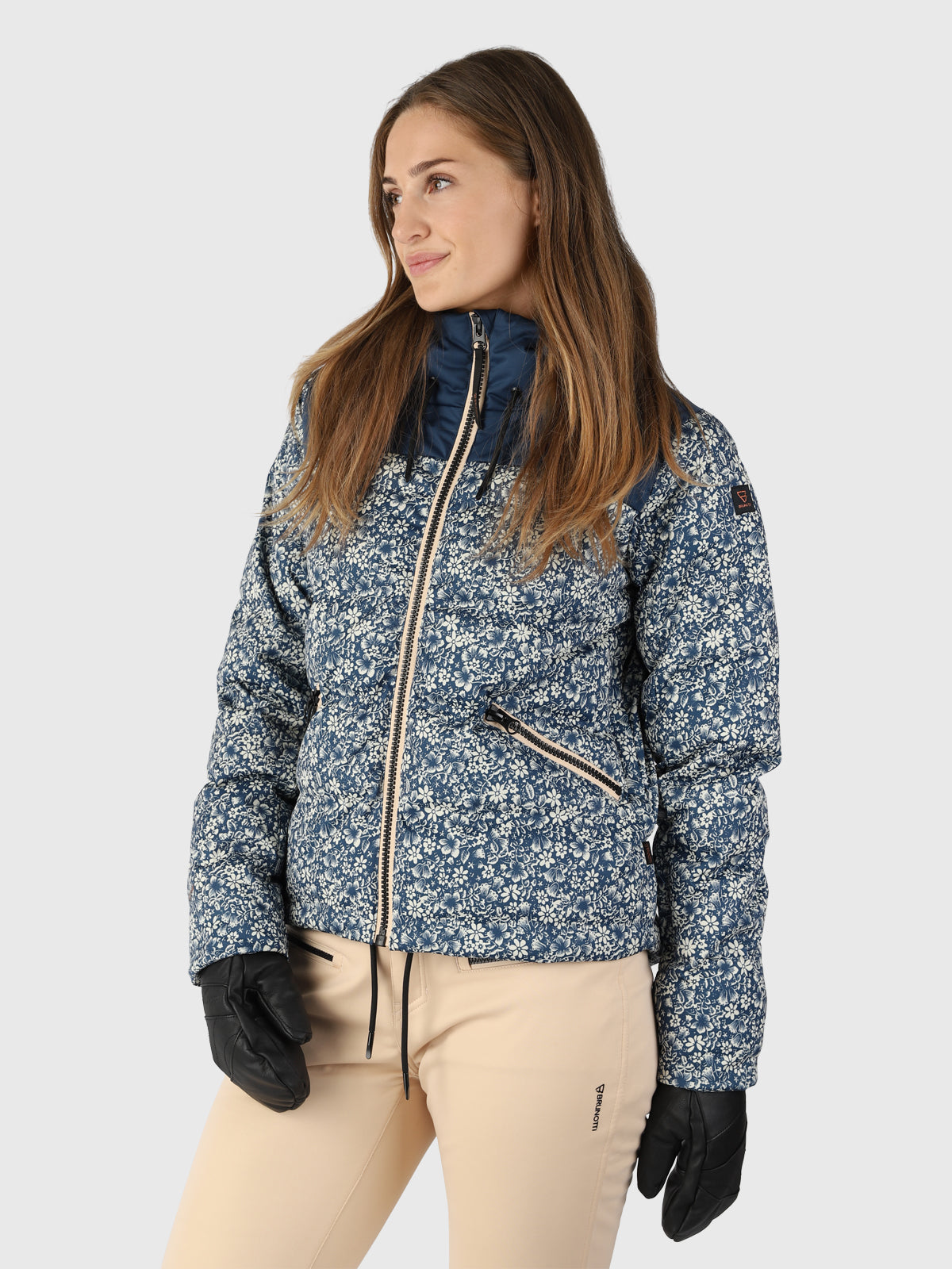 Minowa Women Puffer Snow Jacket | Blue