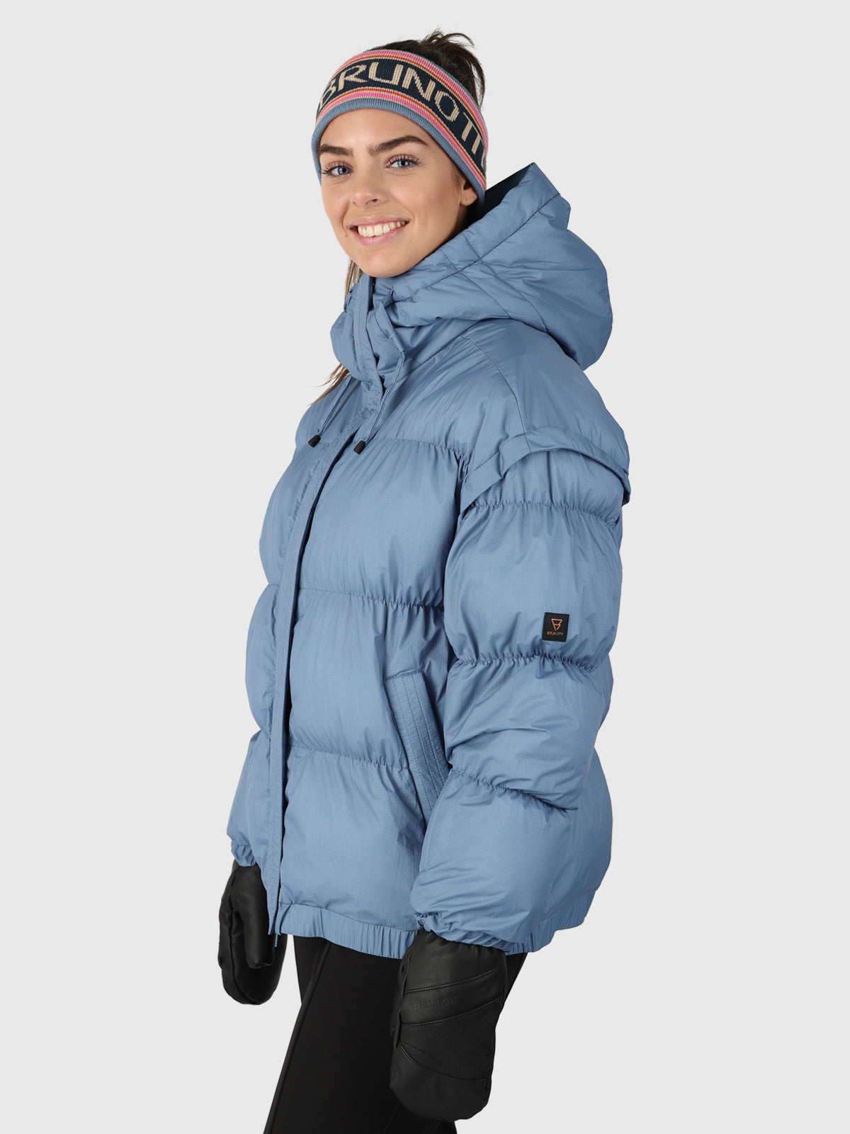 Nikko Damen Puffer Skijacke Oversized | Blau