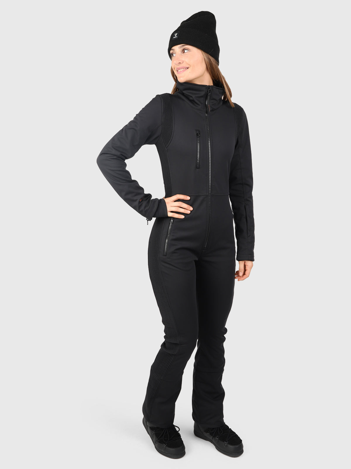 Daisy Damen Skioverall | Schwarz