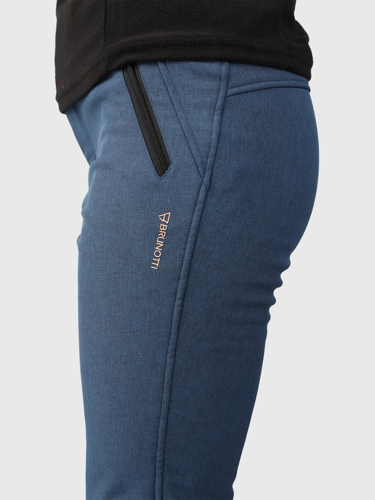 Tavors-Melange Women Softshell Snow Pants | Blue