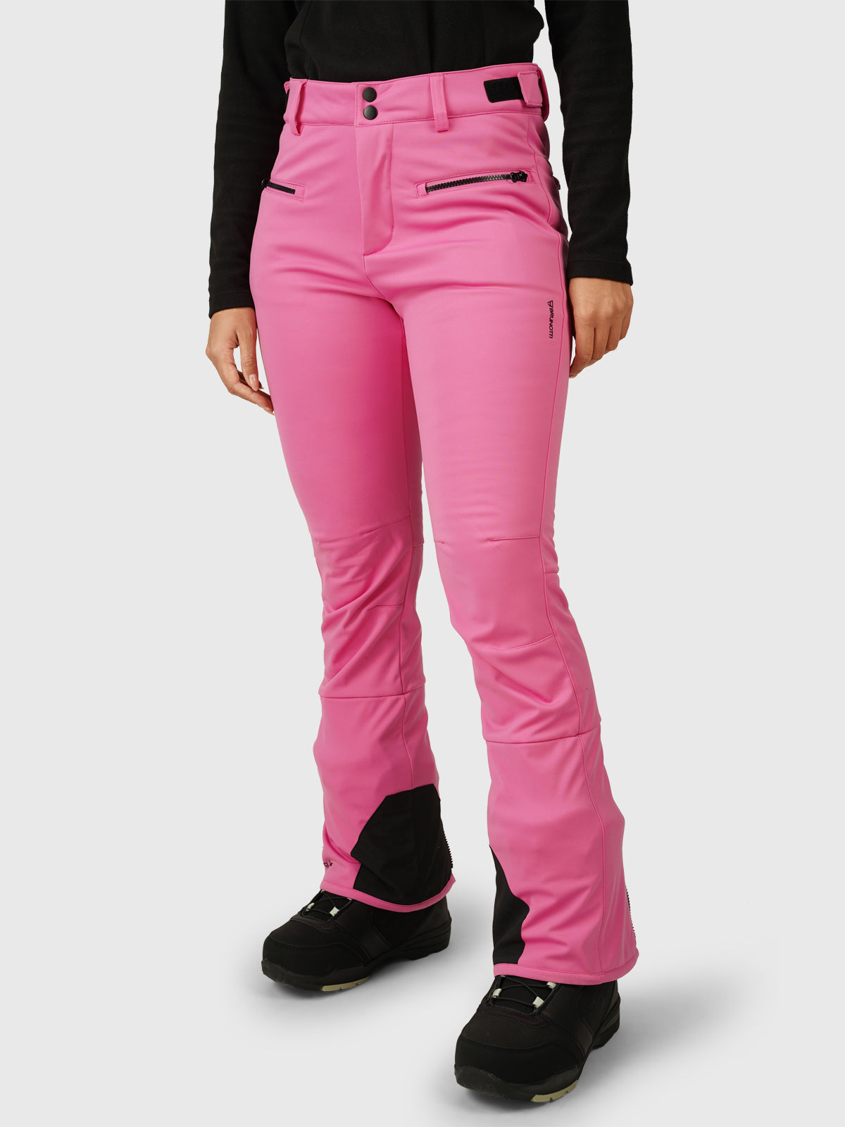 Coldlake Dames Softshell Skibroek | Roze