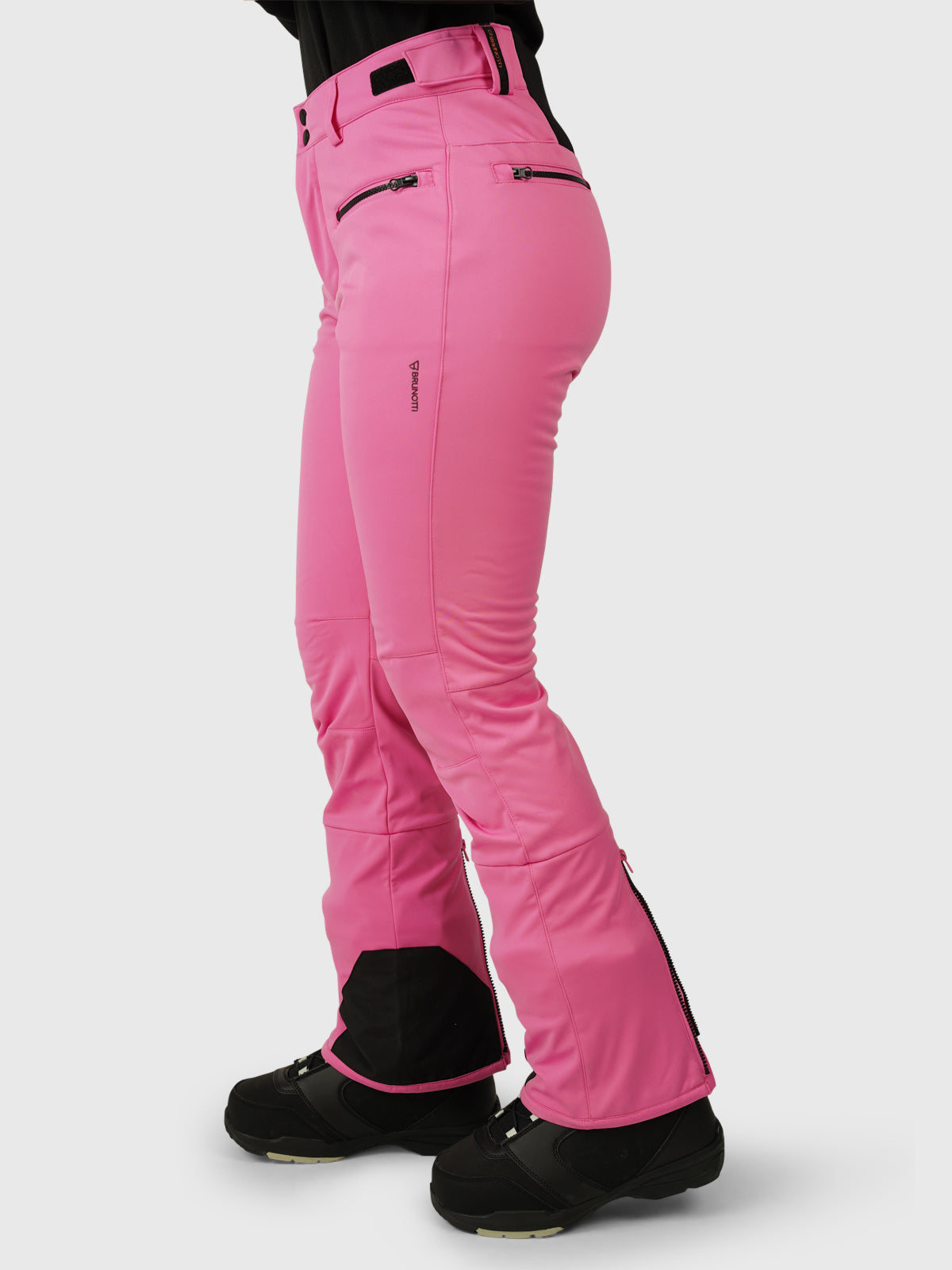 Coldlake Dames Softshell Skibroek | Roze