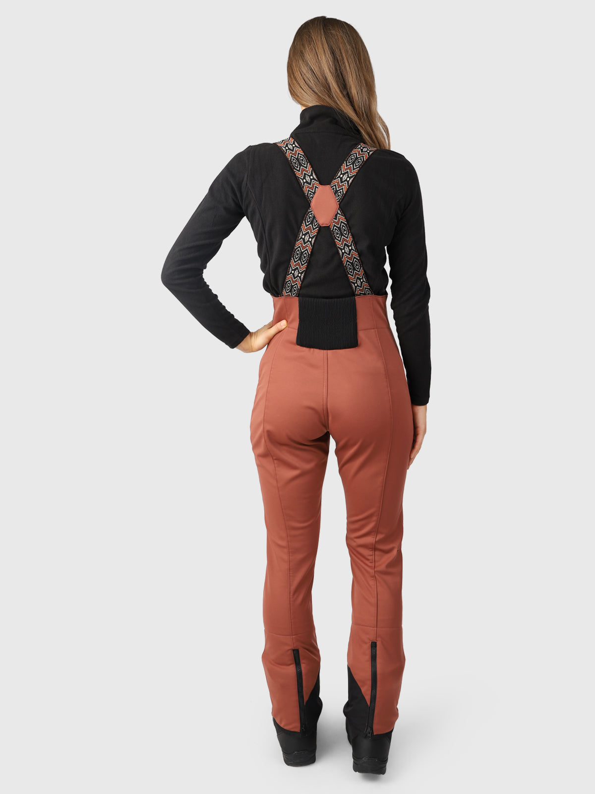 Avalanche Damen Ski Latzhose | Braun