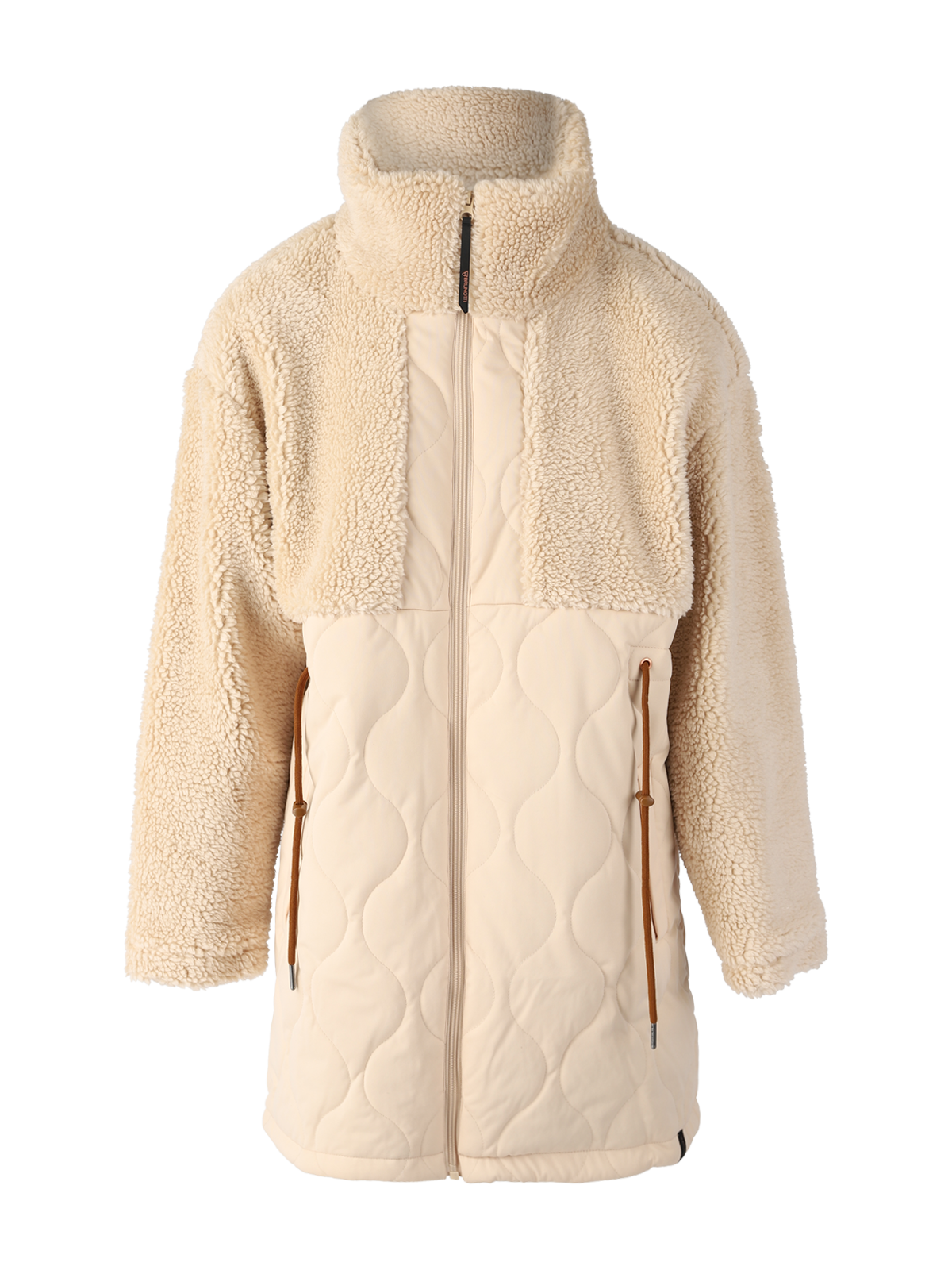 Cecile Damen Teddy Jacke | Weiß