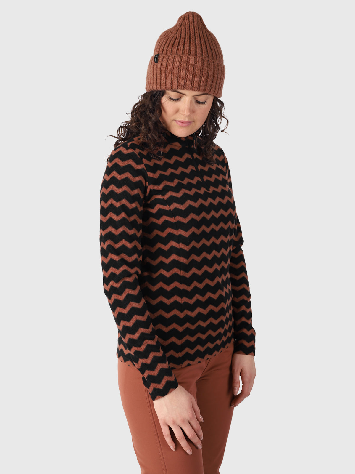 Misma-AO Dames Fleece | Bruin