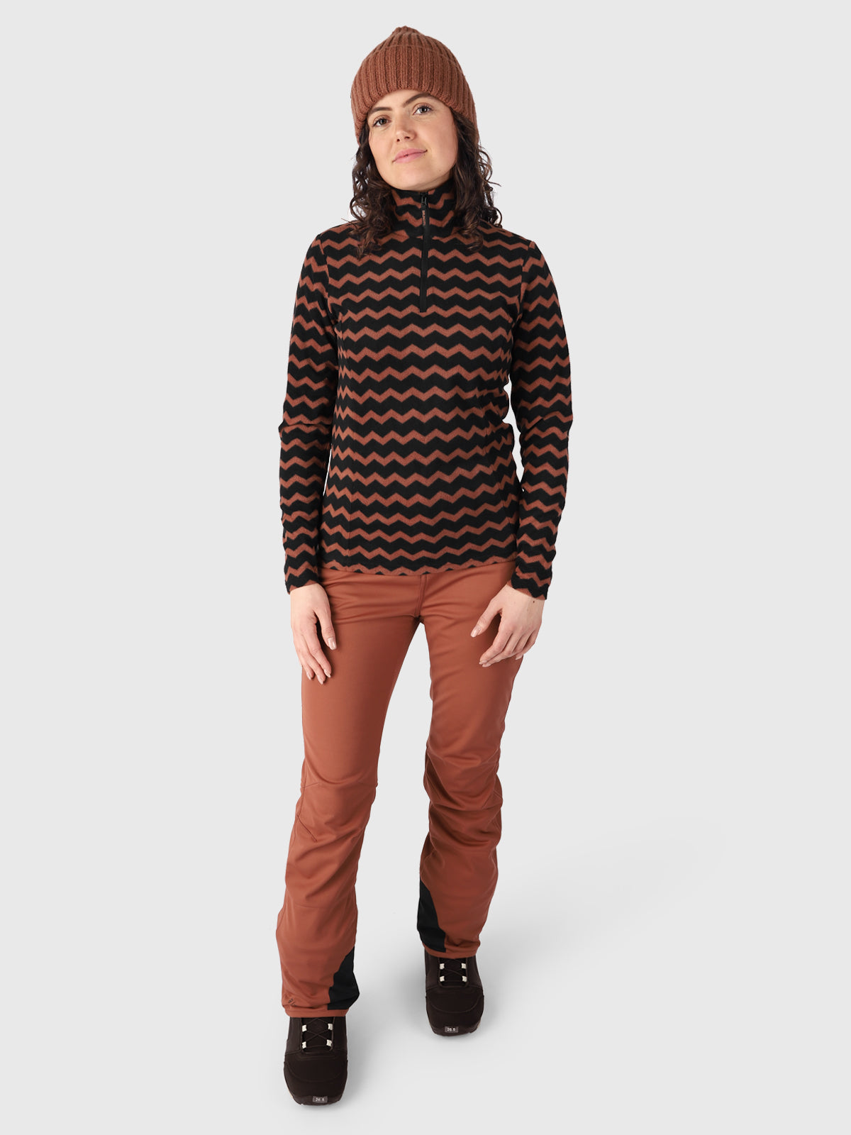 Misma-AO Women Fleece | Brown