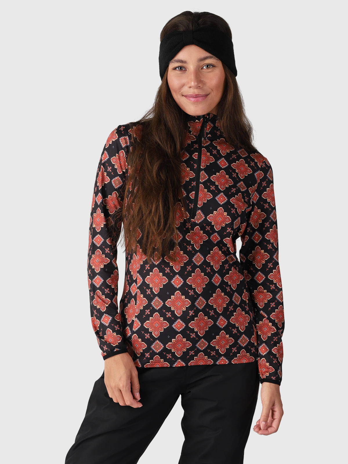 Rodika Dames Fleece | Zwart
