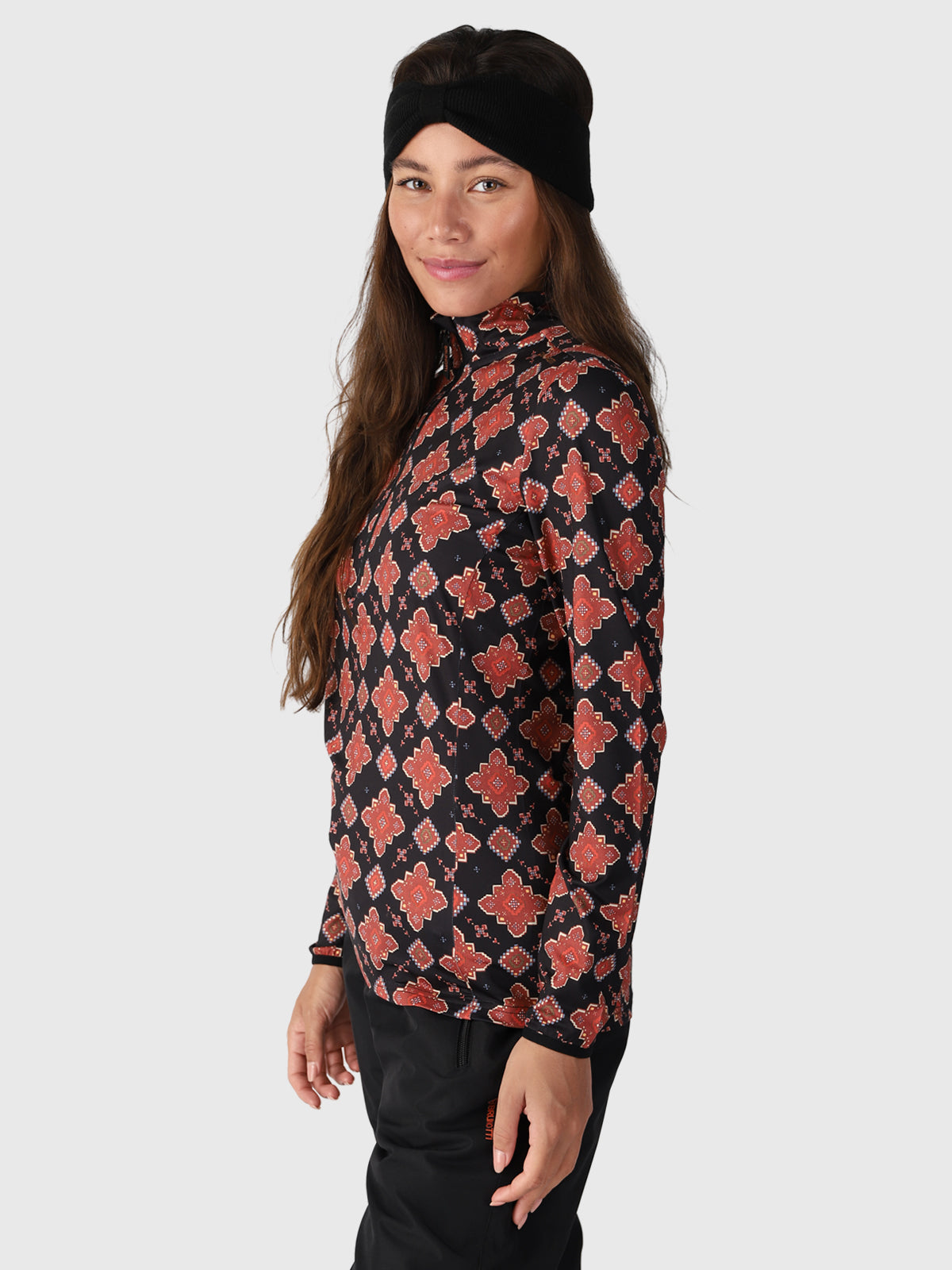 Rodika Dames Fleece | Zwart