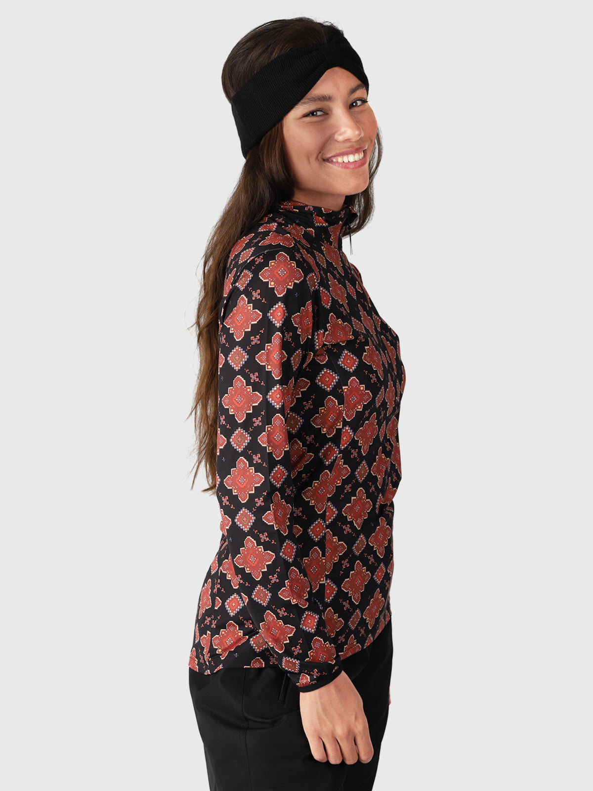 Rodika Dames Fleece | Zwart