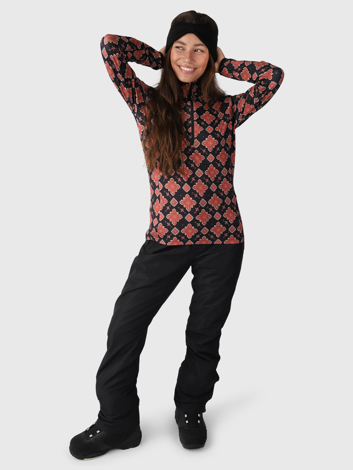Rodika Dames Fleece | Zwart