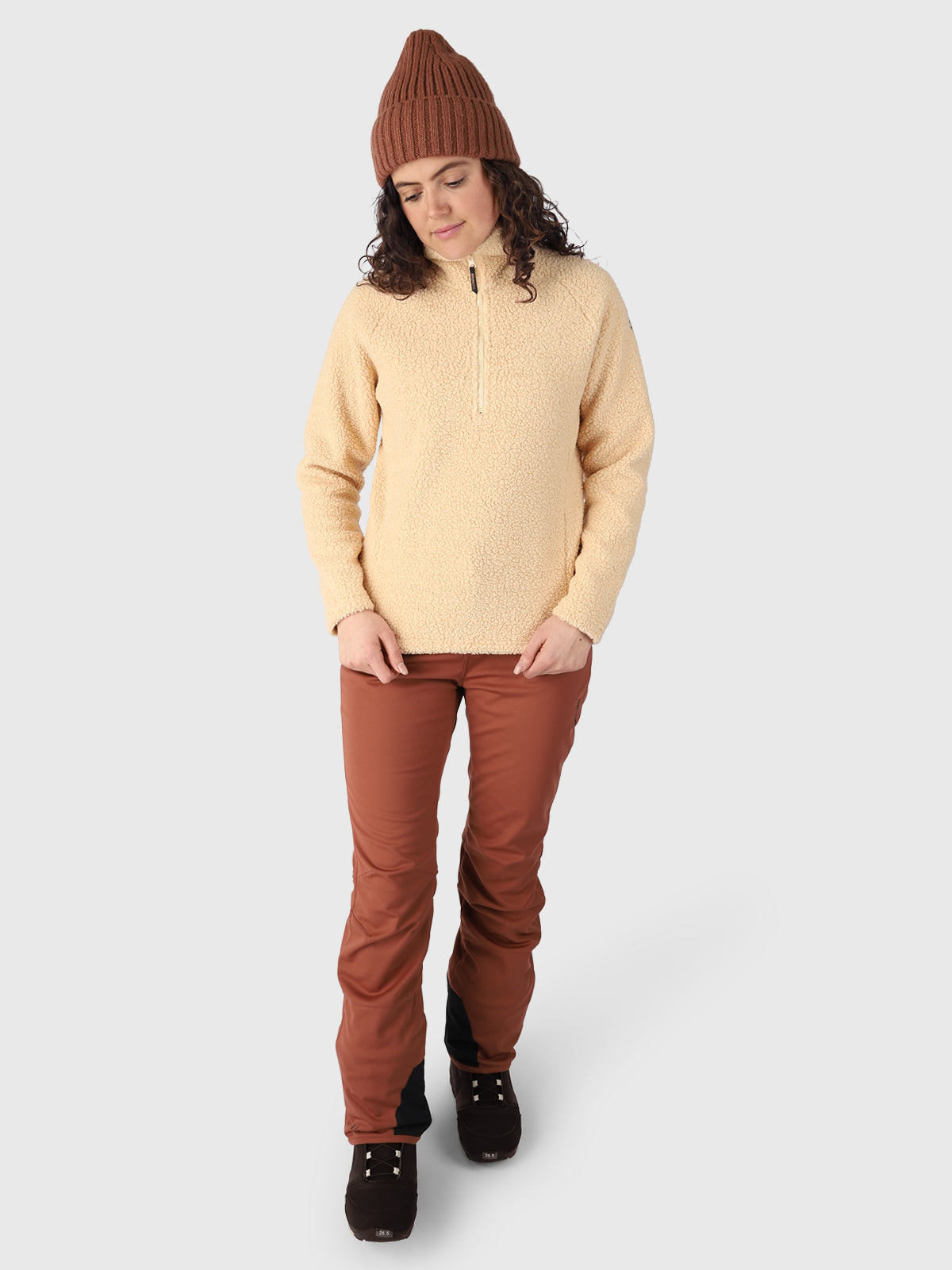 Niseko Dames Teddy Fleece | Wit