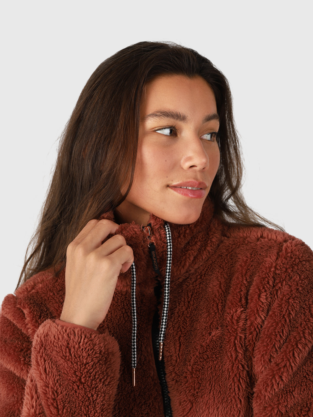 Kyoto Women Fleece Jacket | Brown