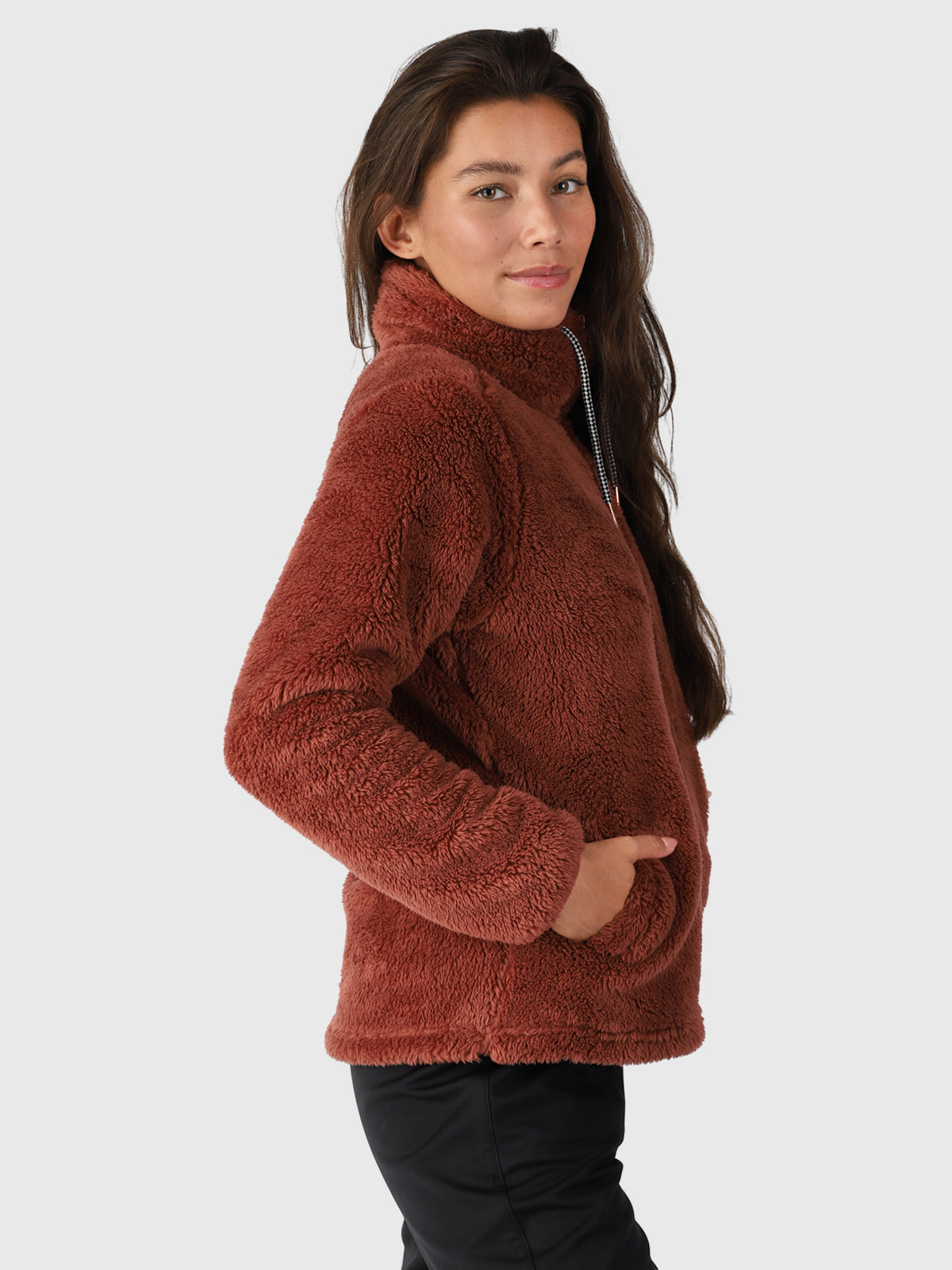 Kyoto Dames Fleece Vest | Bruin