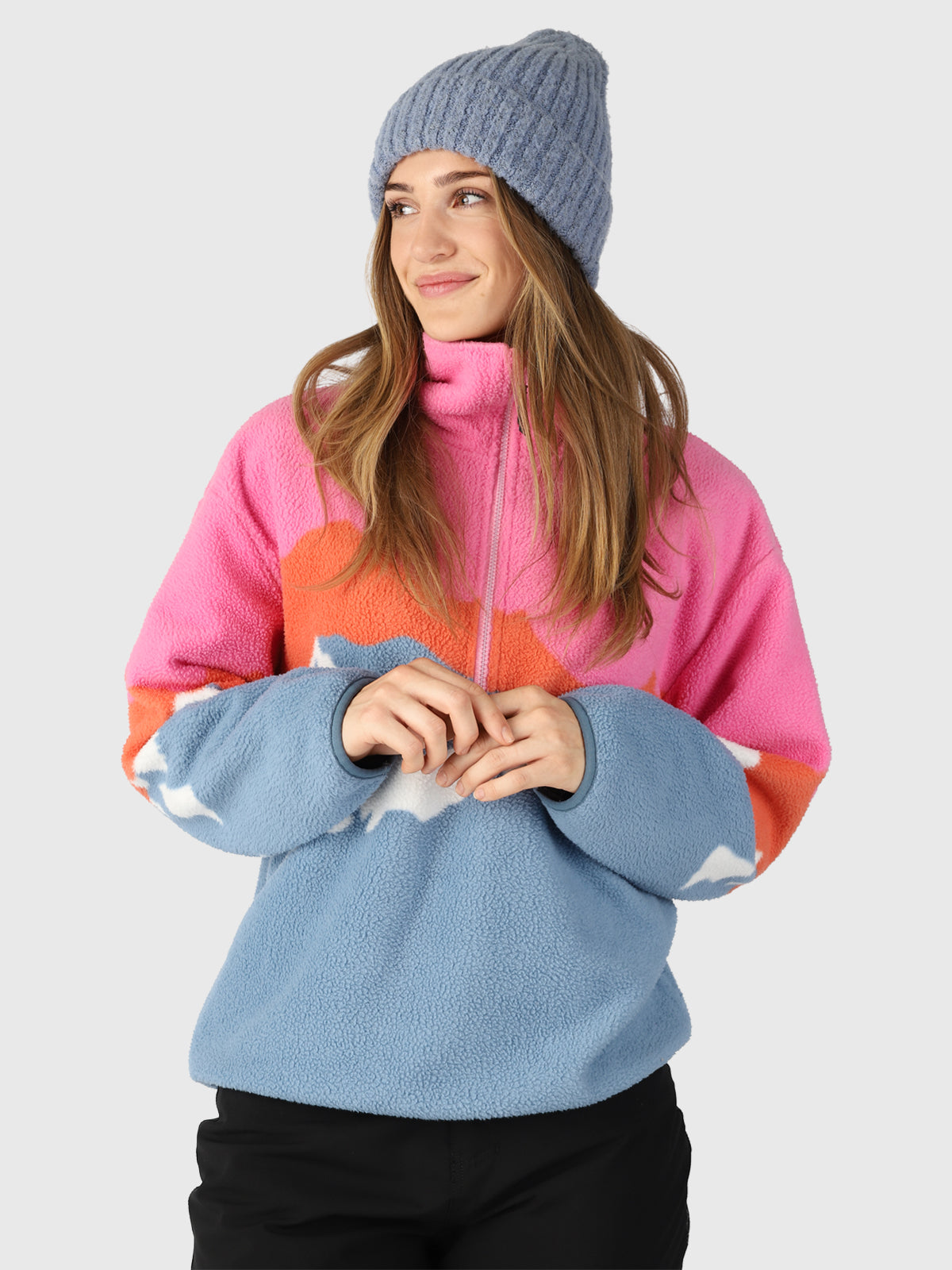 Chino-PP Dames Fleece | Blauw
