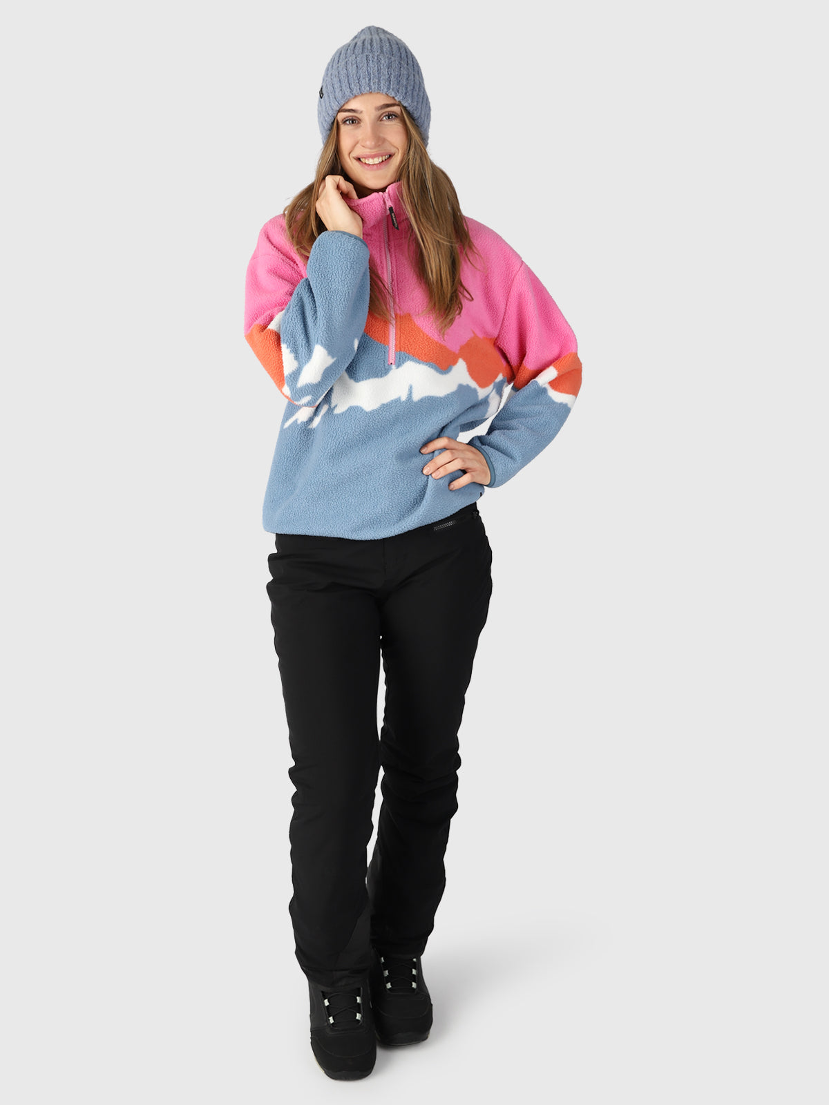 Chino-PP Dames Fleece | Blauw