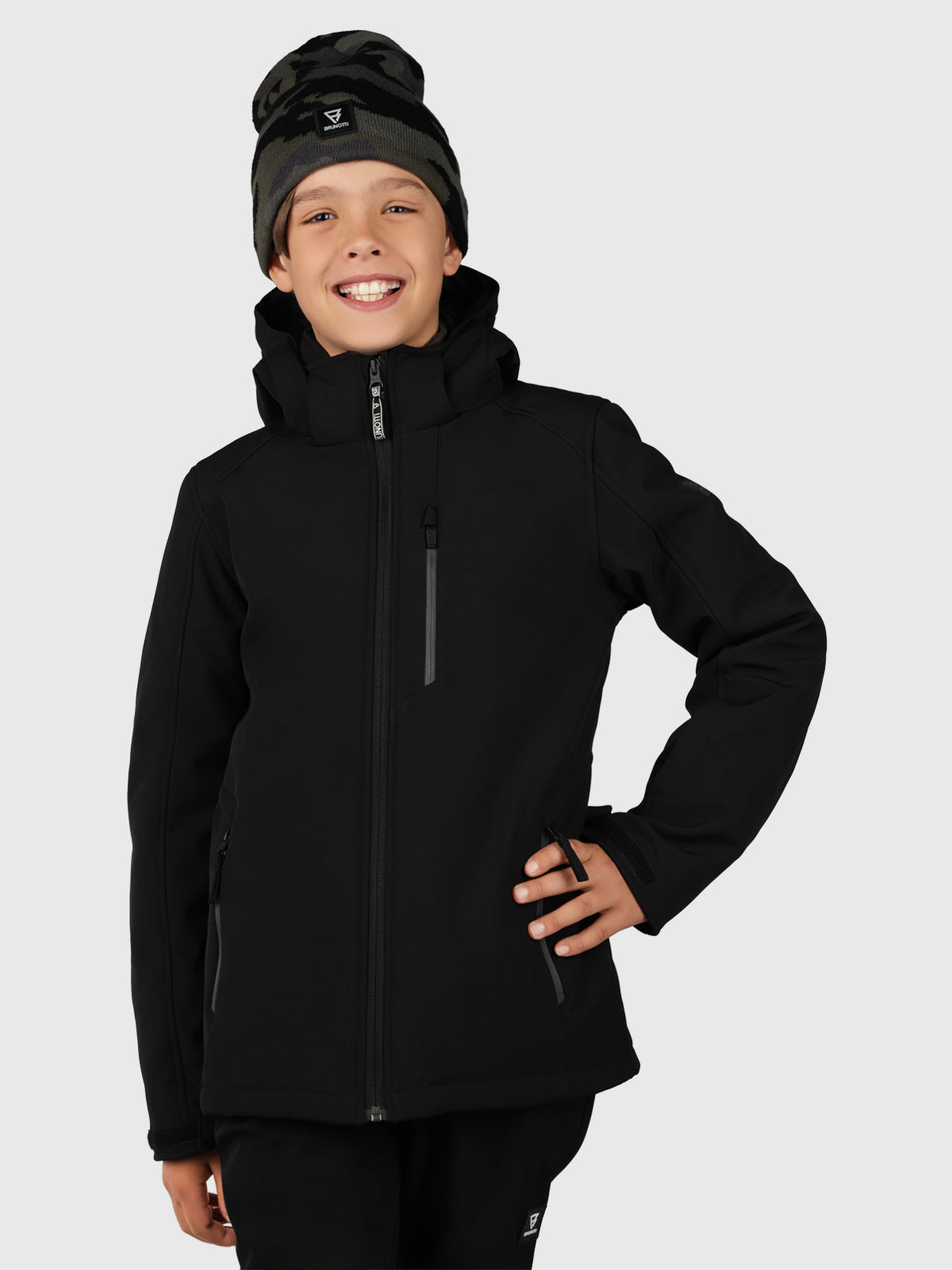 Marsaly-N Boys Softshell Jacket | Black