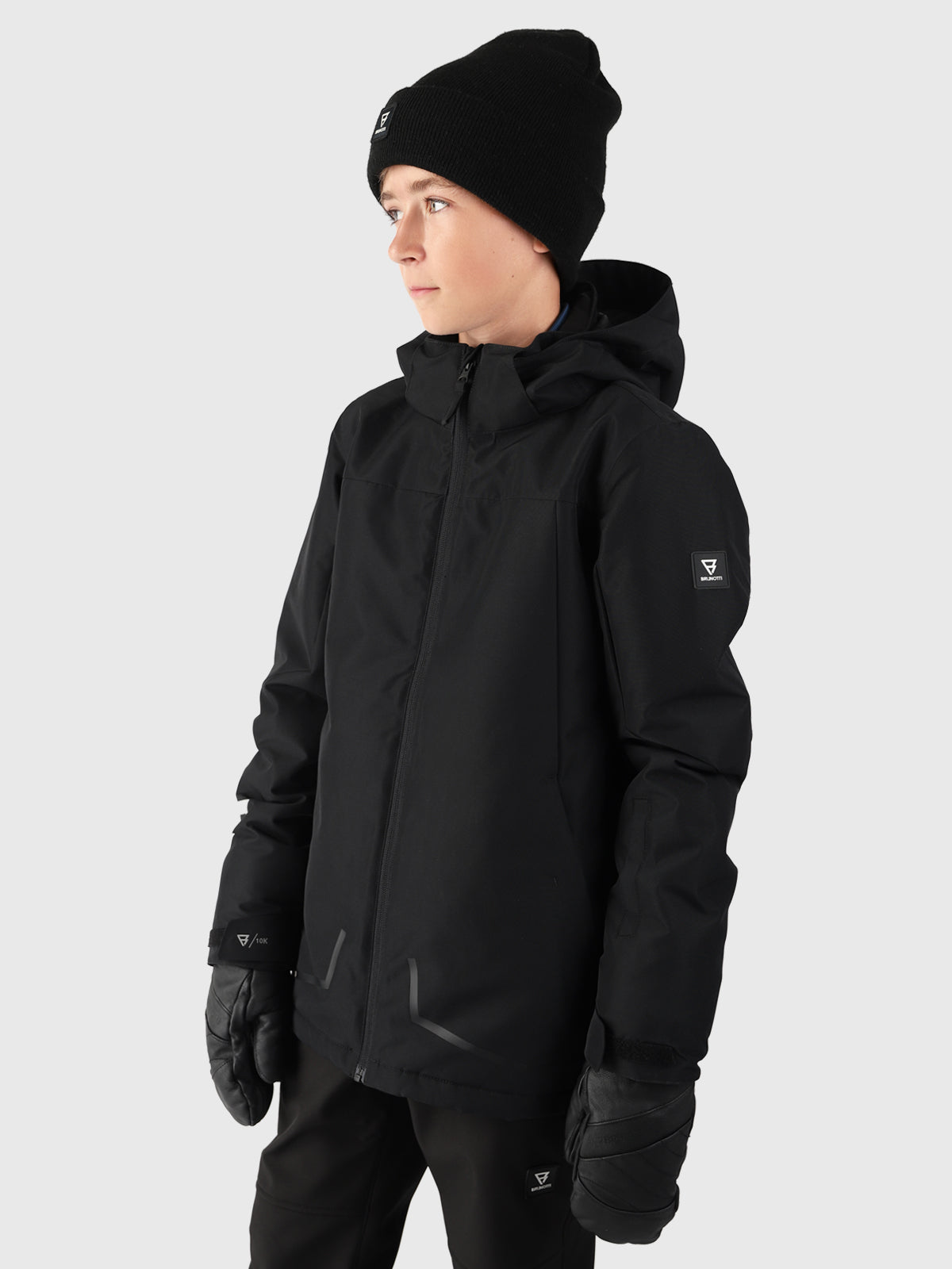 Tundery Jungen Skijacke | Schwarz