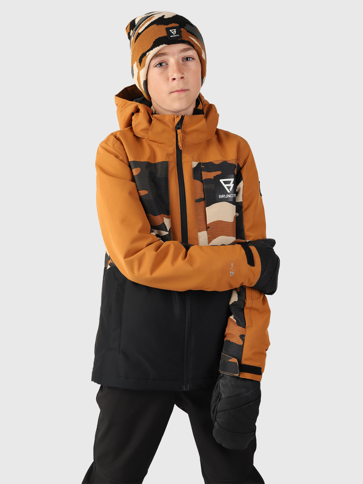 Aratiny-AO Jungen Skijacke | Braun