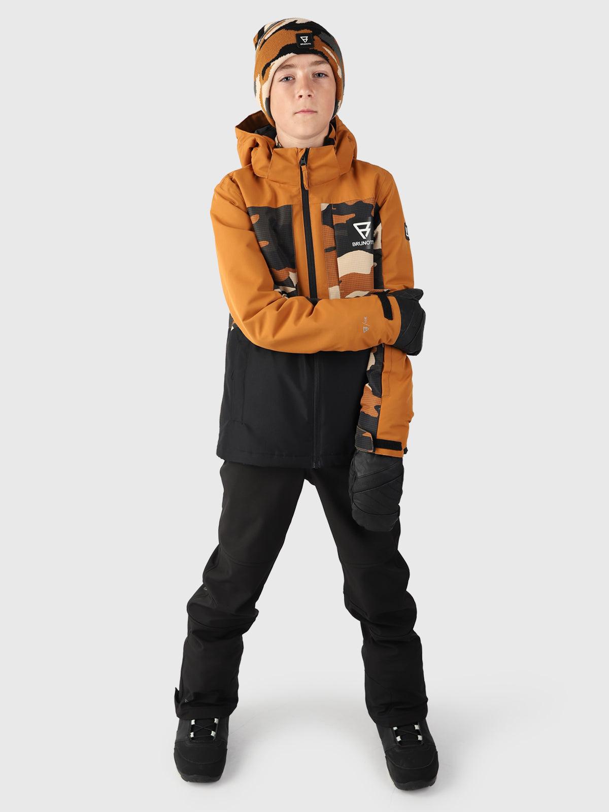 Aratiny-AO Boys Snow Jacket | Brown