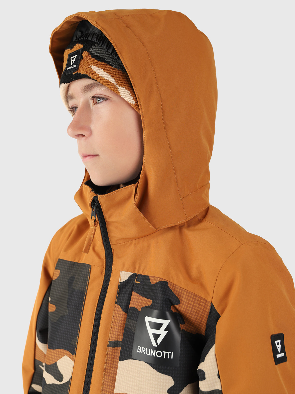 Aratiny-AO Jungen Skijacke | Braun