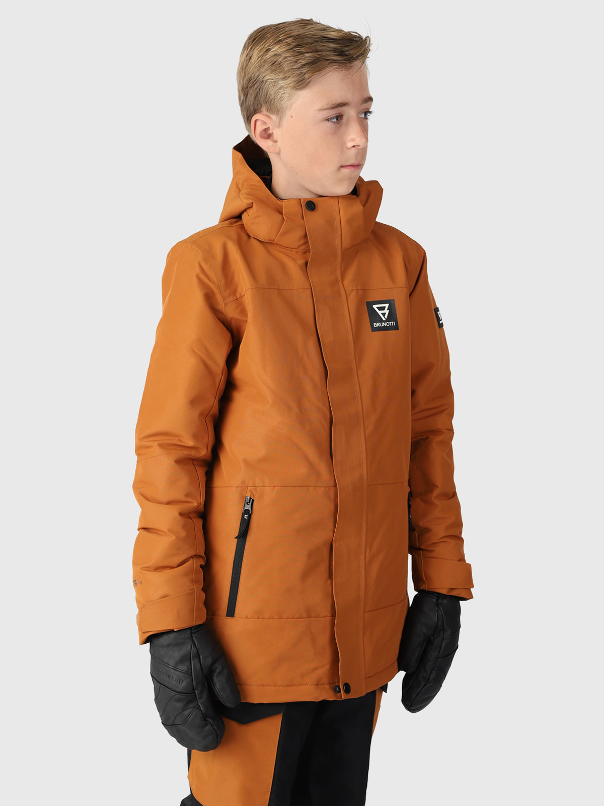 Stonsy Jungen Skijacke | Braun