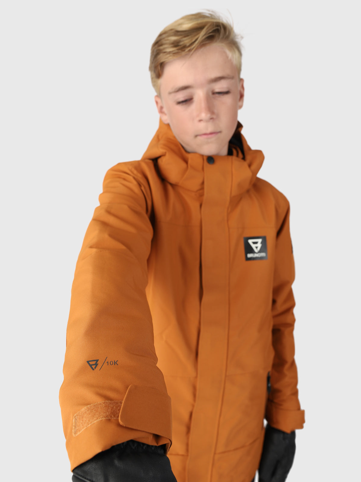 Stonsy Jungen Skijacke | Braun