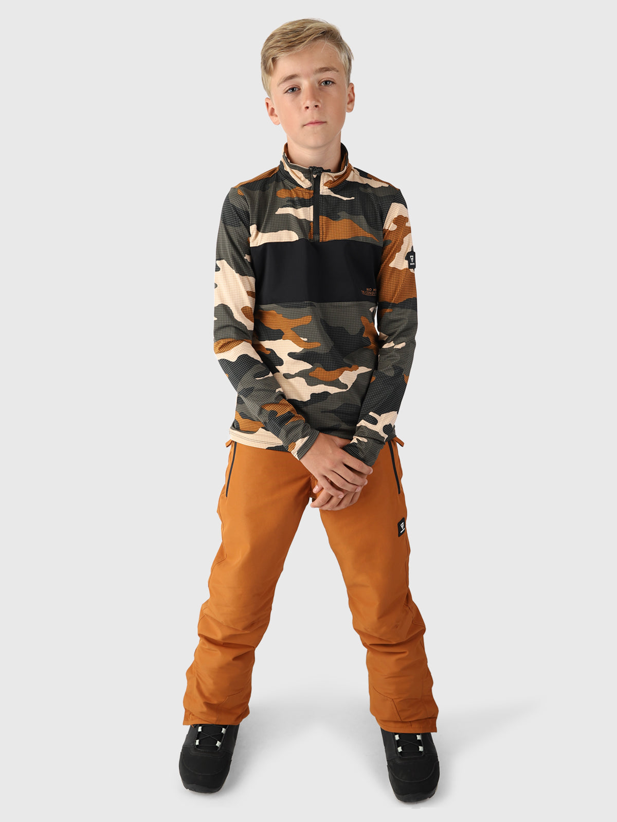 Footraily Boys Snow Pants | Brown