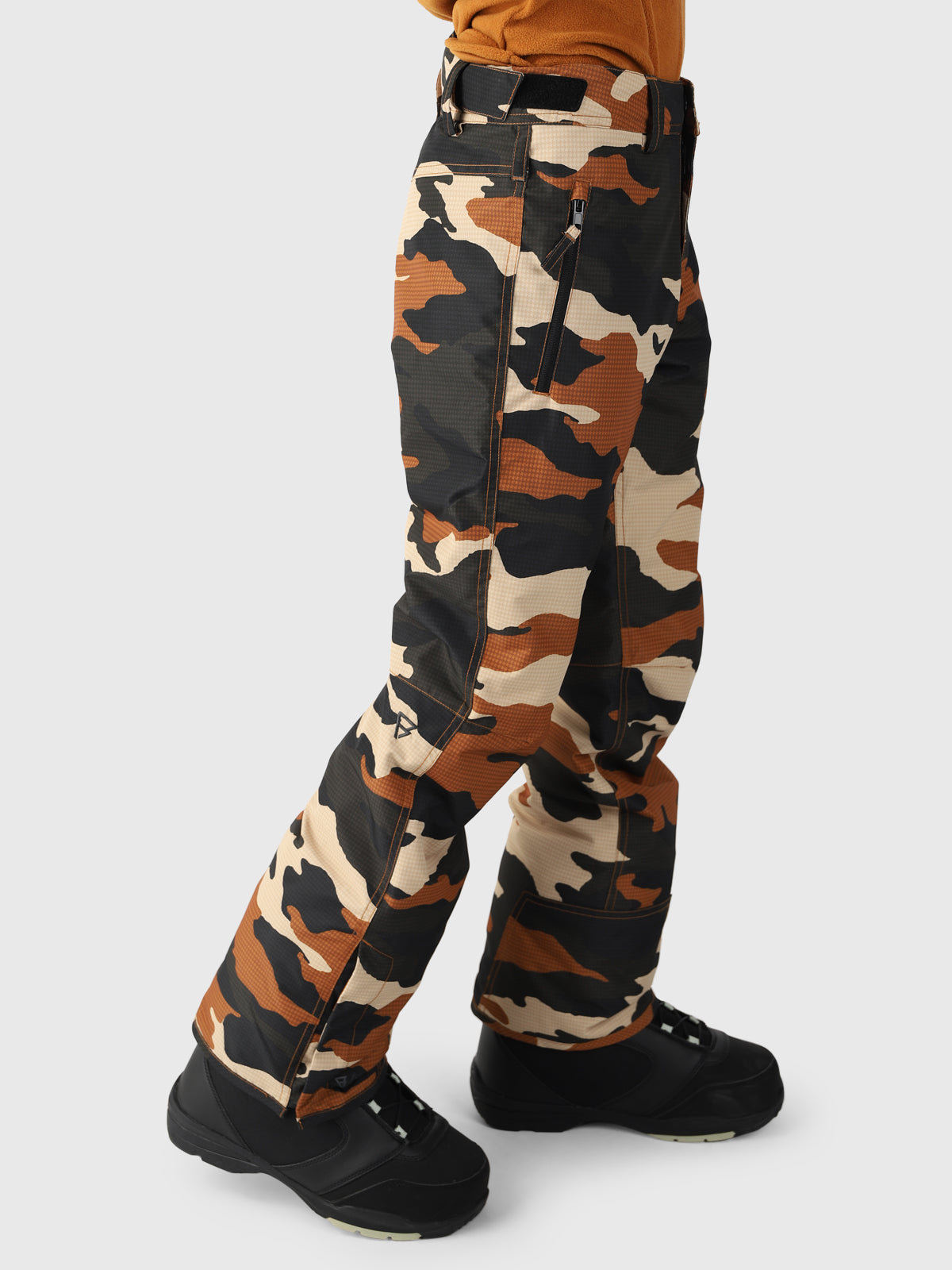 Footraily-AO Jongens Skibroek | Camouflage Bruin