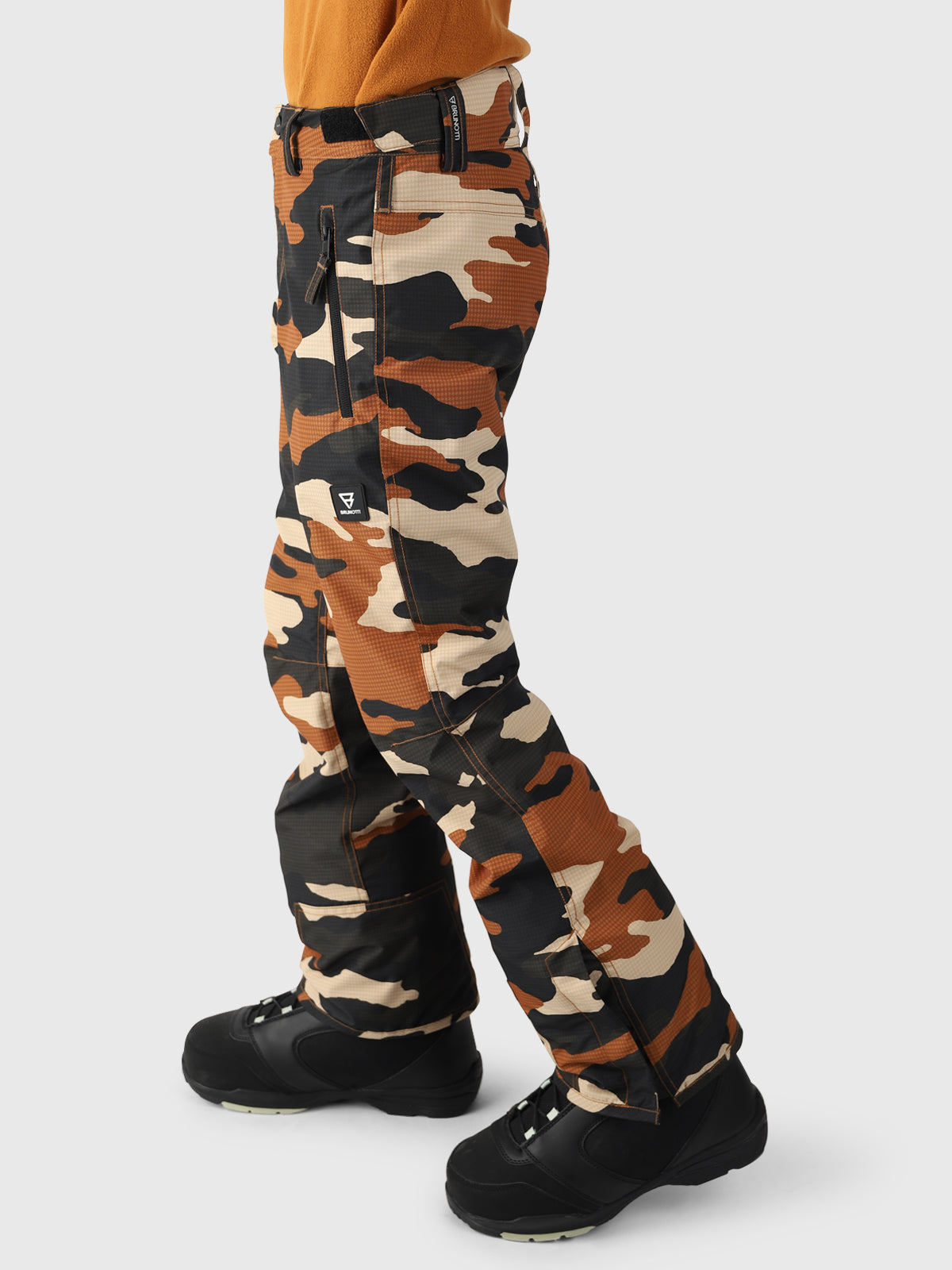 Footraily-AO Footraily Jungen Skihose | Camouflage Braun