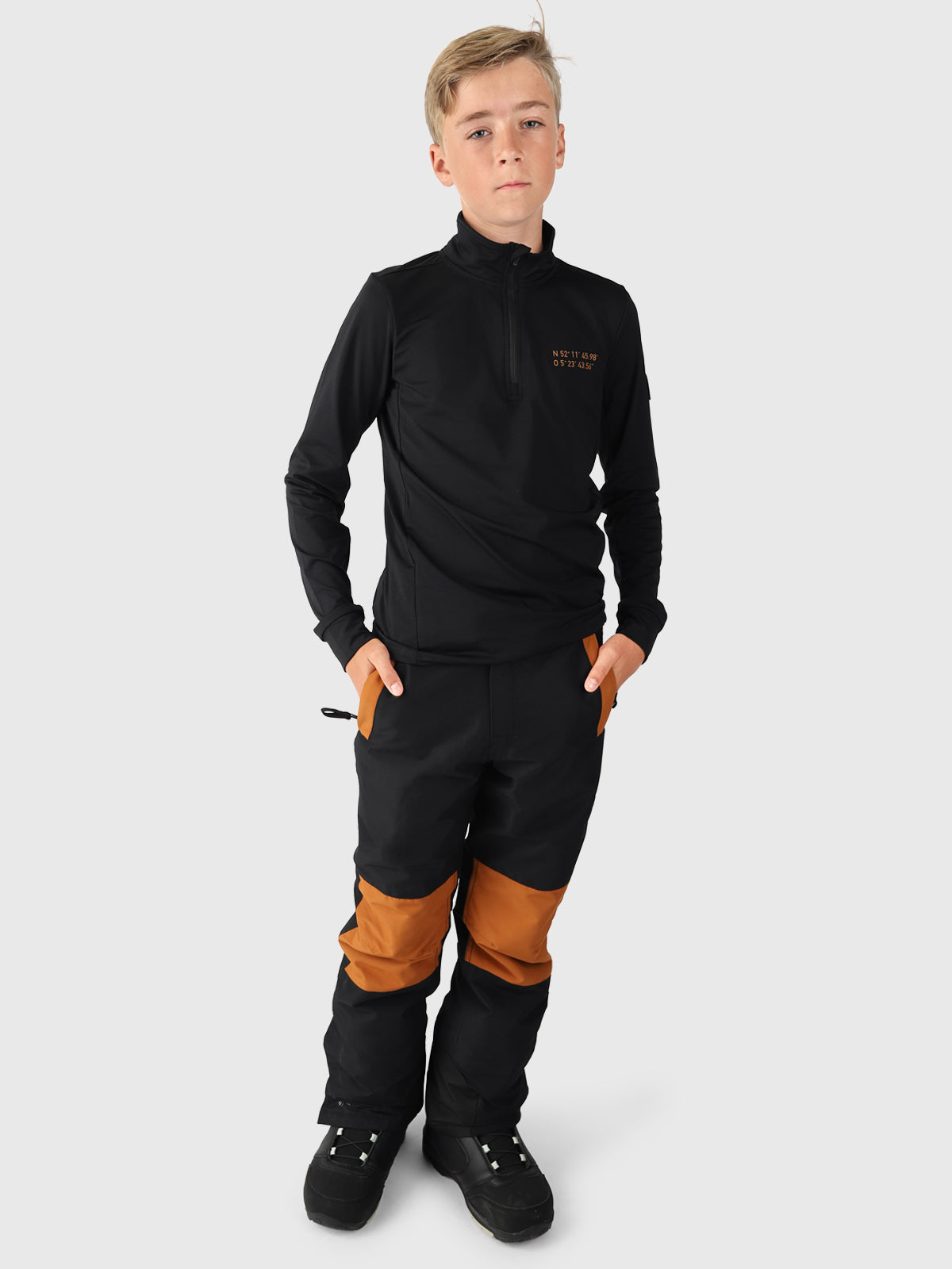 Androsy Jungen Skihose | Schwarz