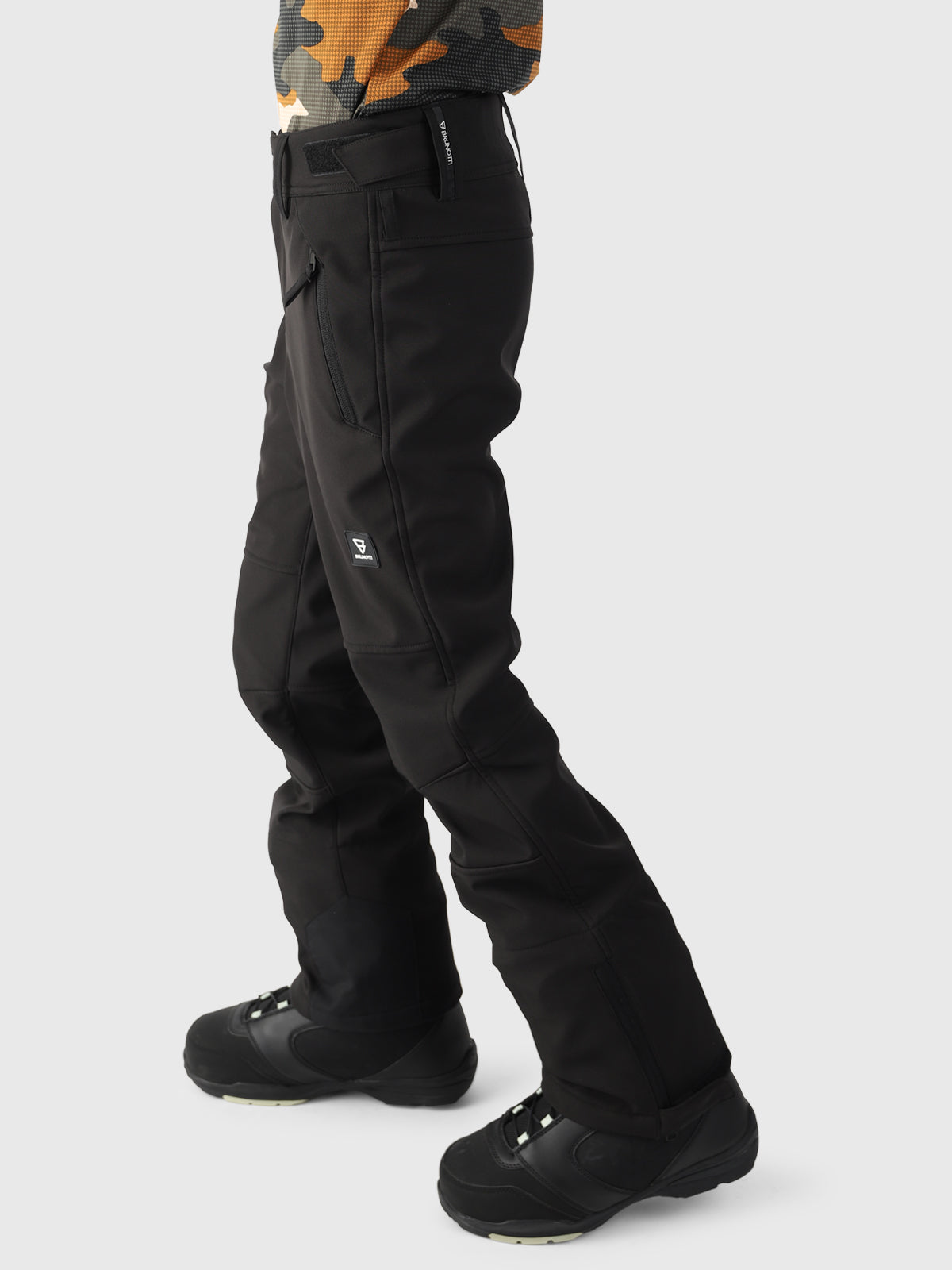 Huygy Boys Softshell Snow Pants | Black