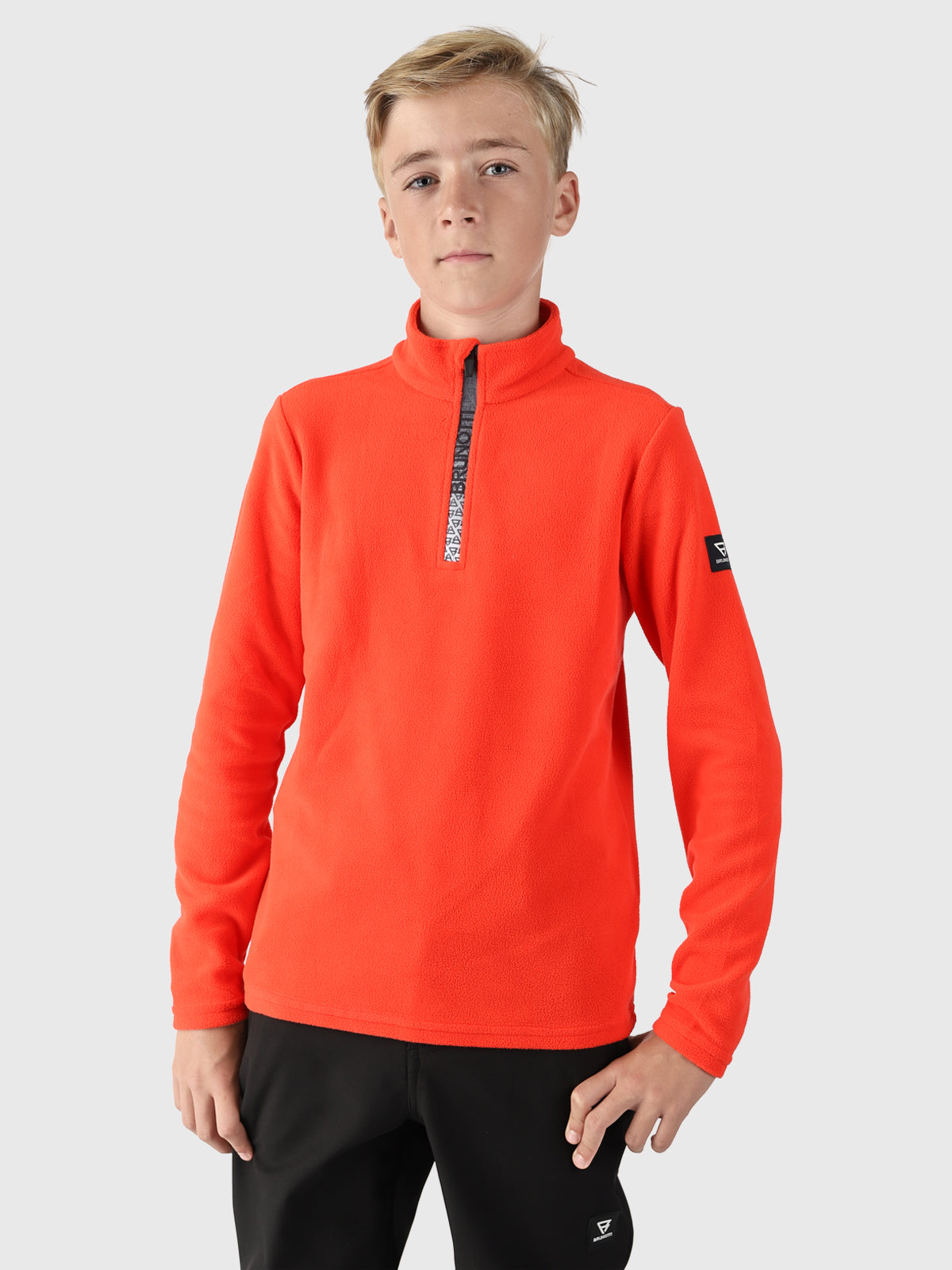 Tenny Jongens Fleece | Risk Red