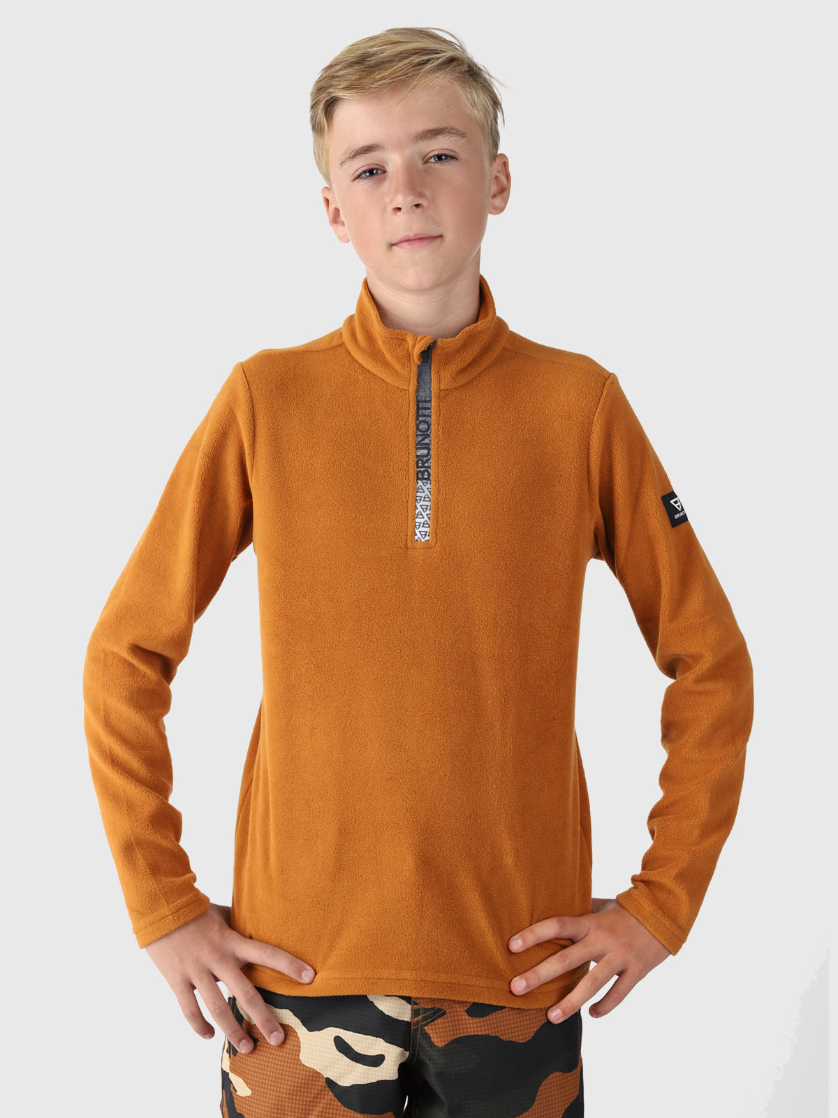 Tenny Boys Fleece | Brown