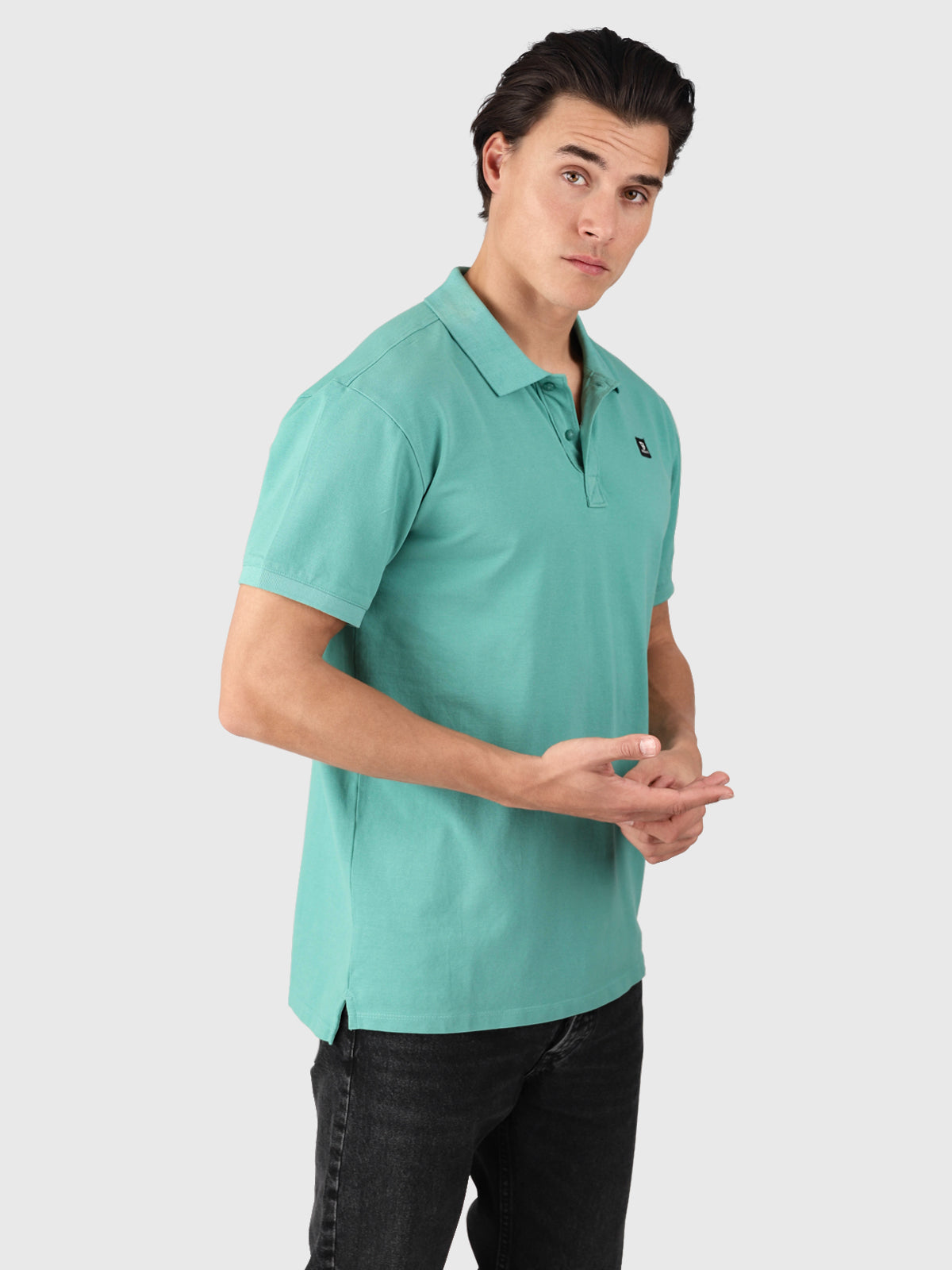 TavECO-N Men Polo | Bottle green