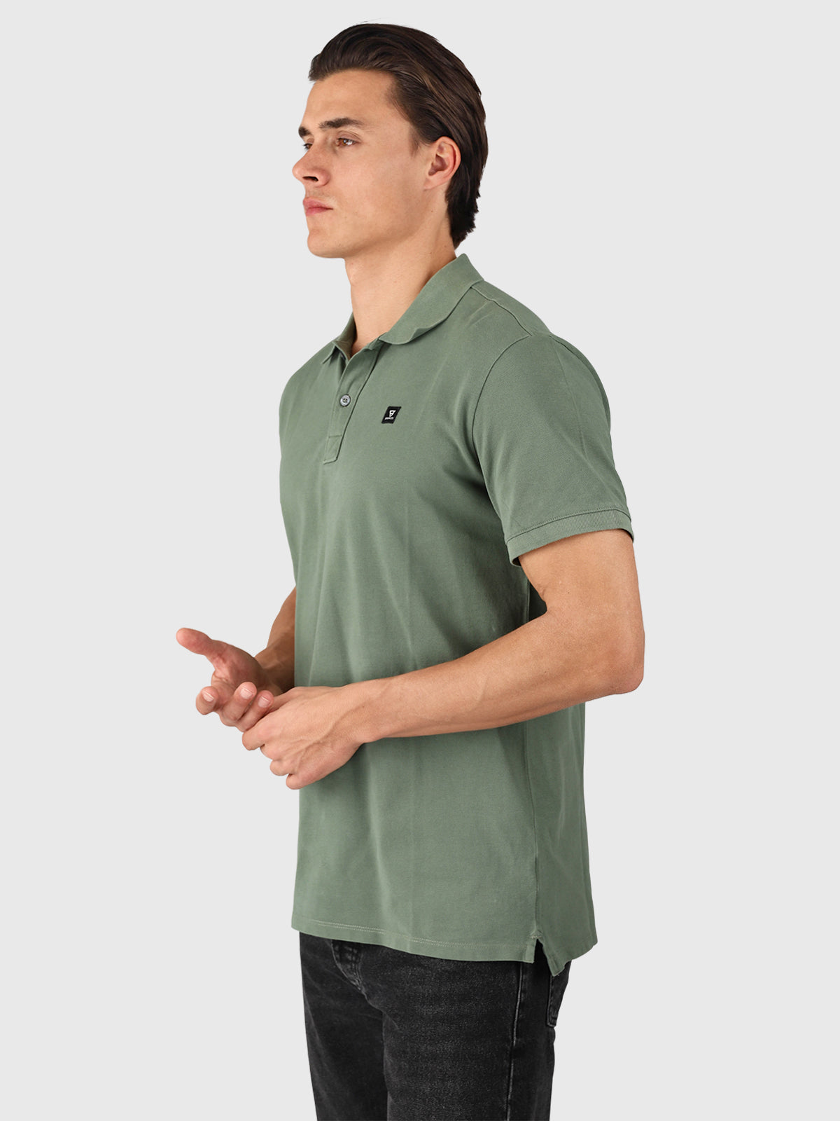 TavECO-N Men Polo Shortsleeve | Vintage Green