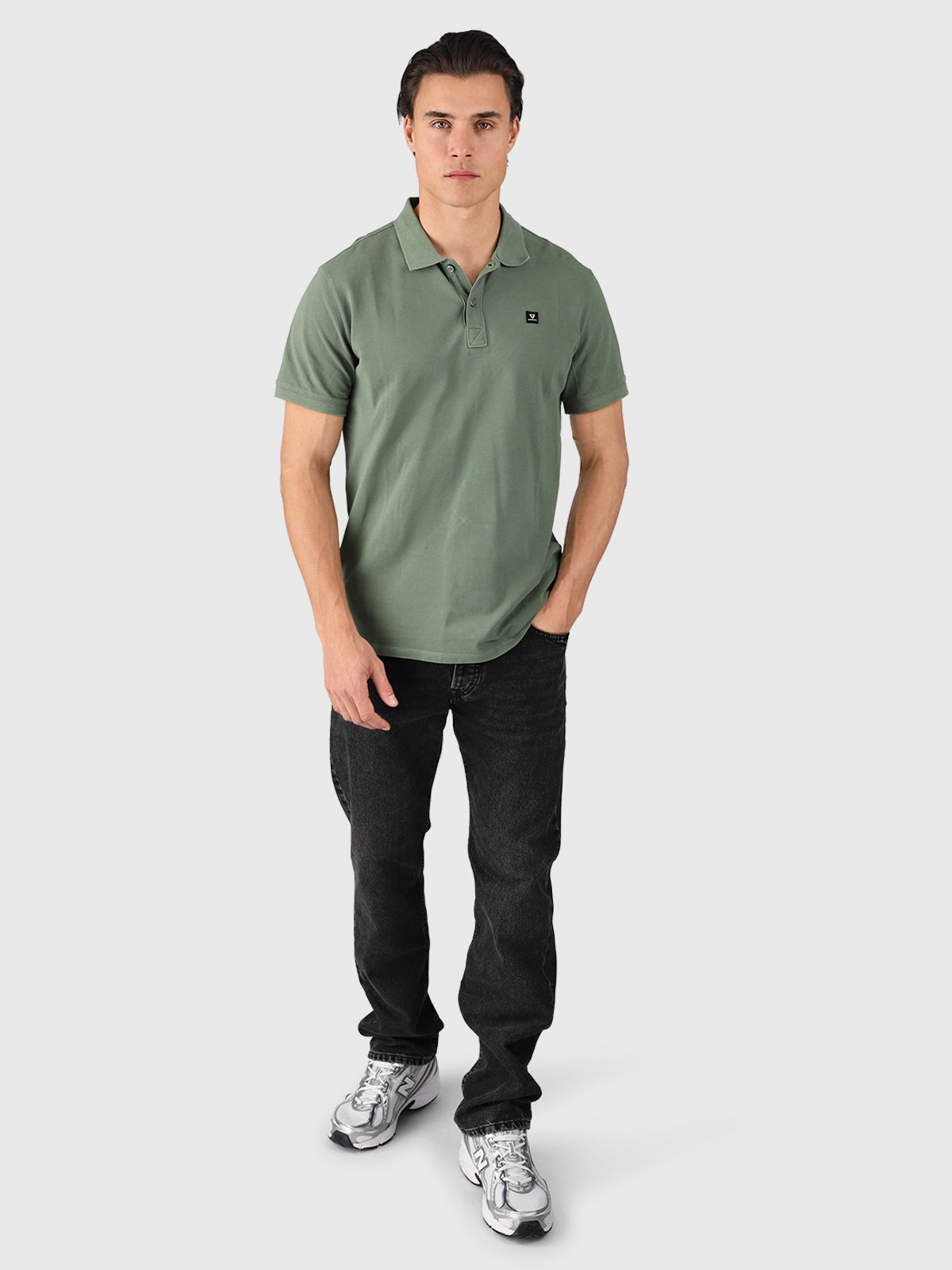 TavECO-N Men Polo Shortsleeve | Vintage Green