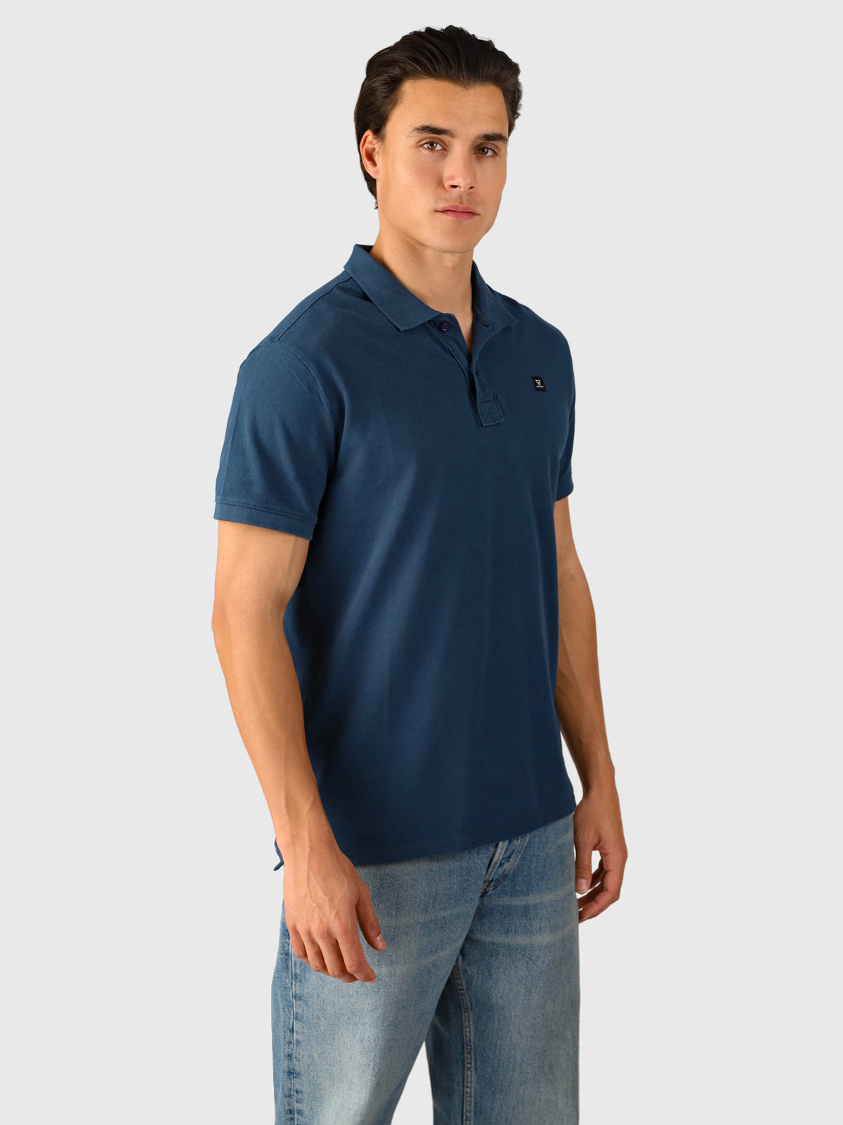 TavECO-N Heren Polo Shortsleeve | Blauw