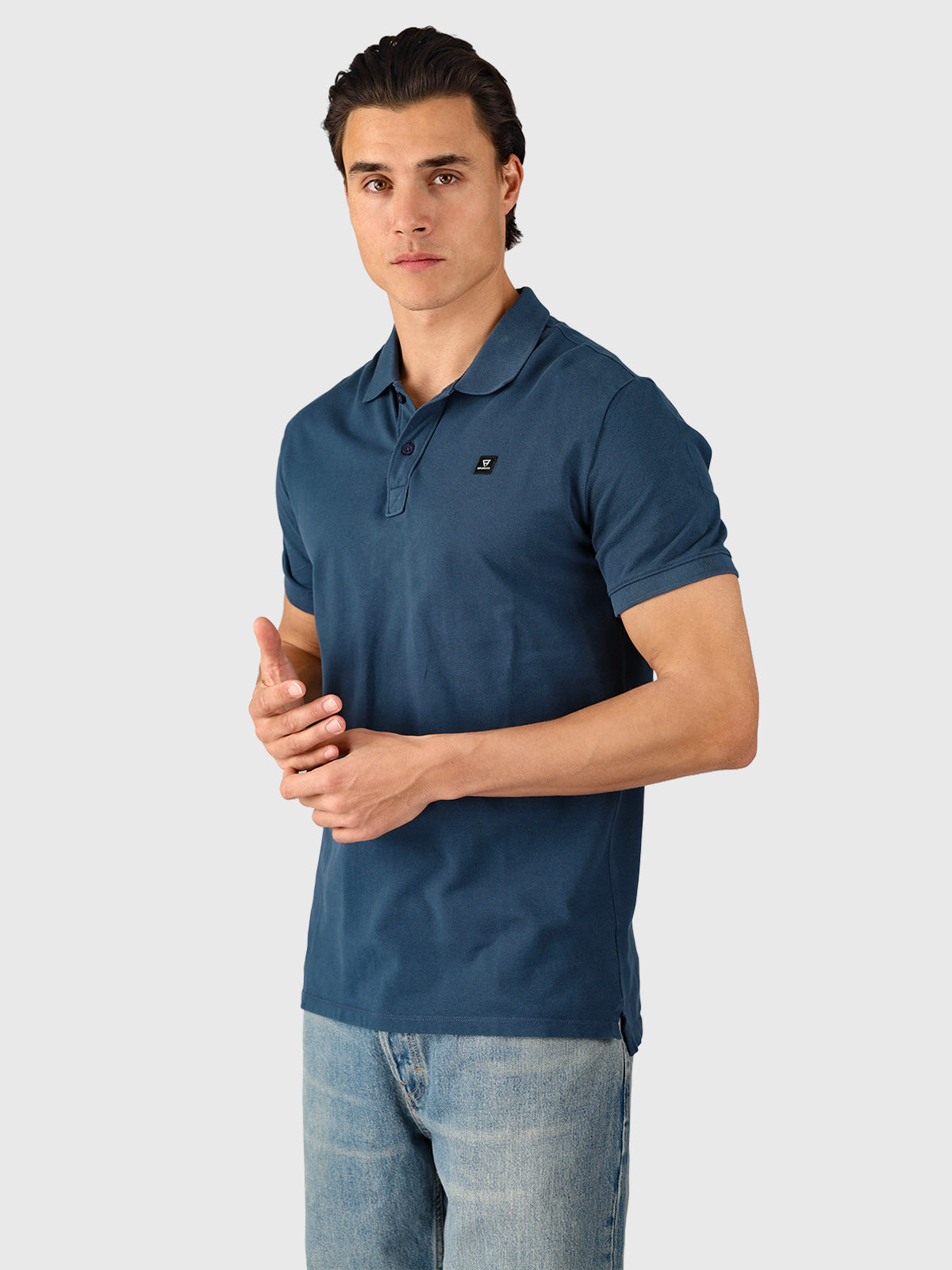 TavECO-N Heren Polo Shortsleeve | Blauw