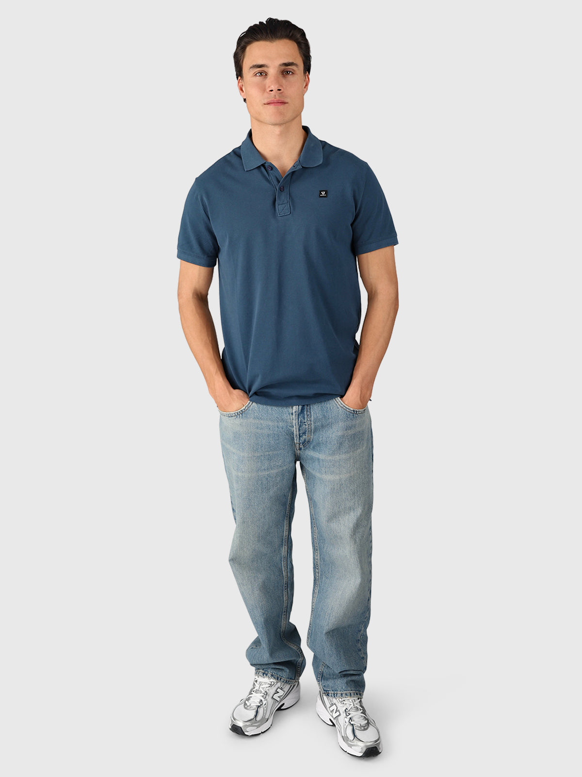 TavECO-N Heren Polo Shortsleeve | Blauw