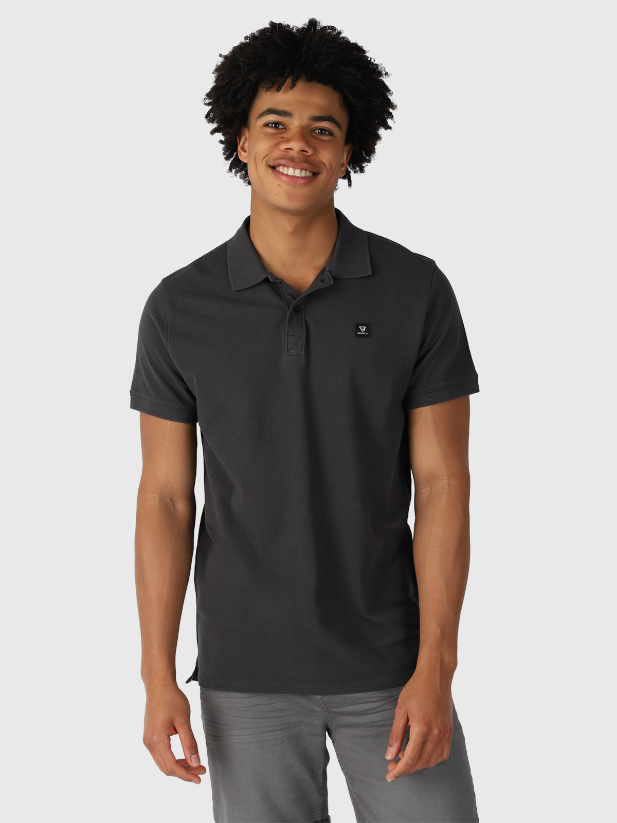 TavECO-N Herren Polo Shortsleeve | Grau