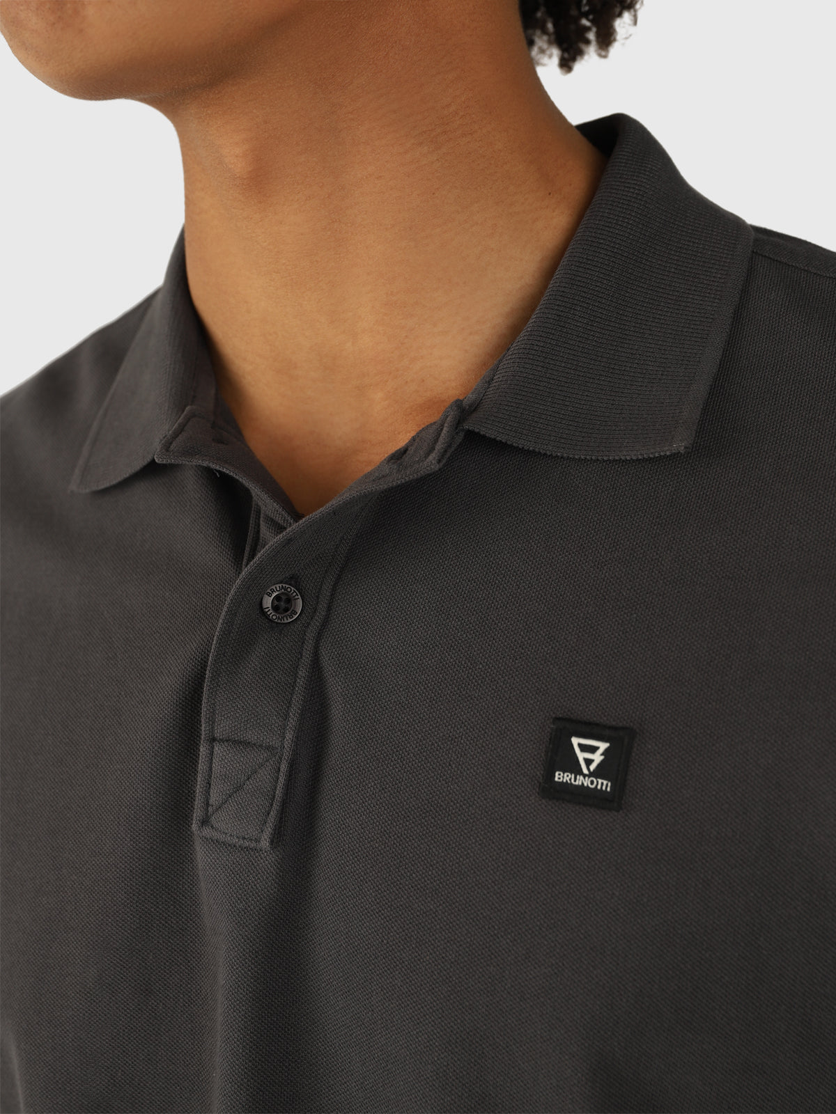TavECO-N Men Polo Shortsleeve | Titanium