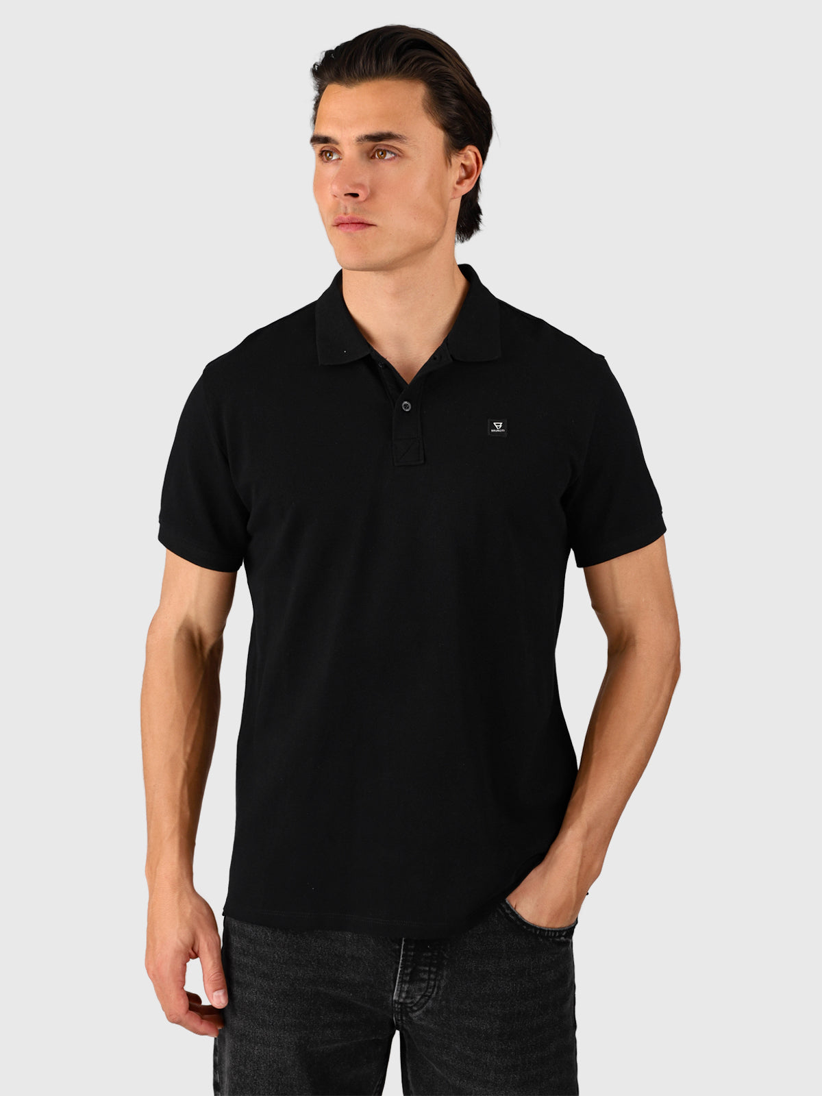TavECO-N Men Polo Shortsleeve | Black
