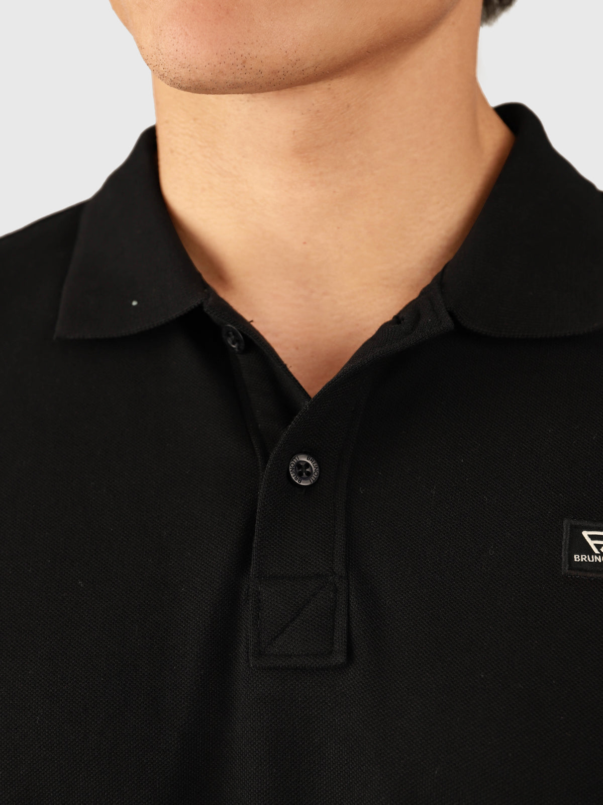 TavECO-N Men Polo Shortsleeve | Black