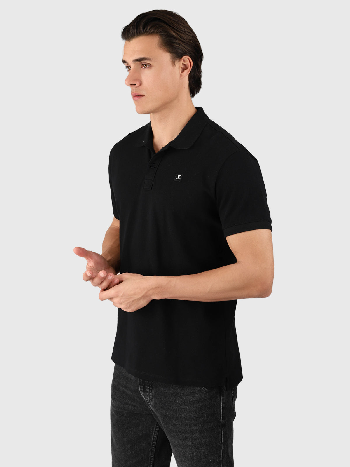 TavECO-N Men Polo Shortsleeve | Black
